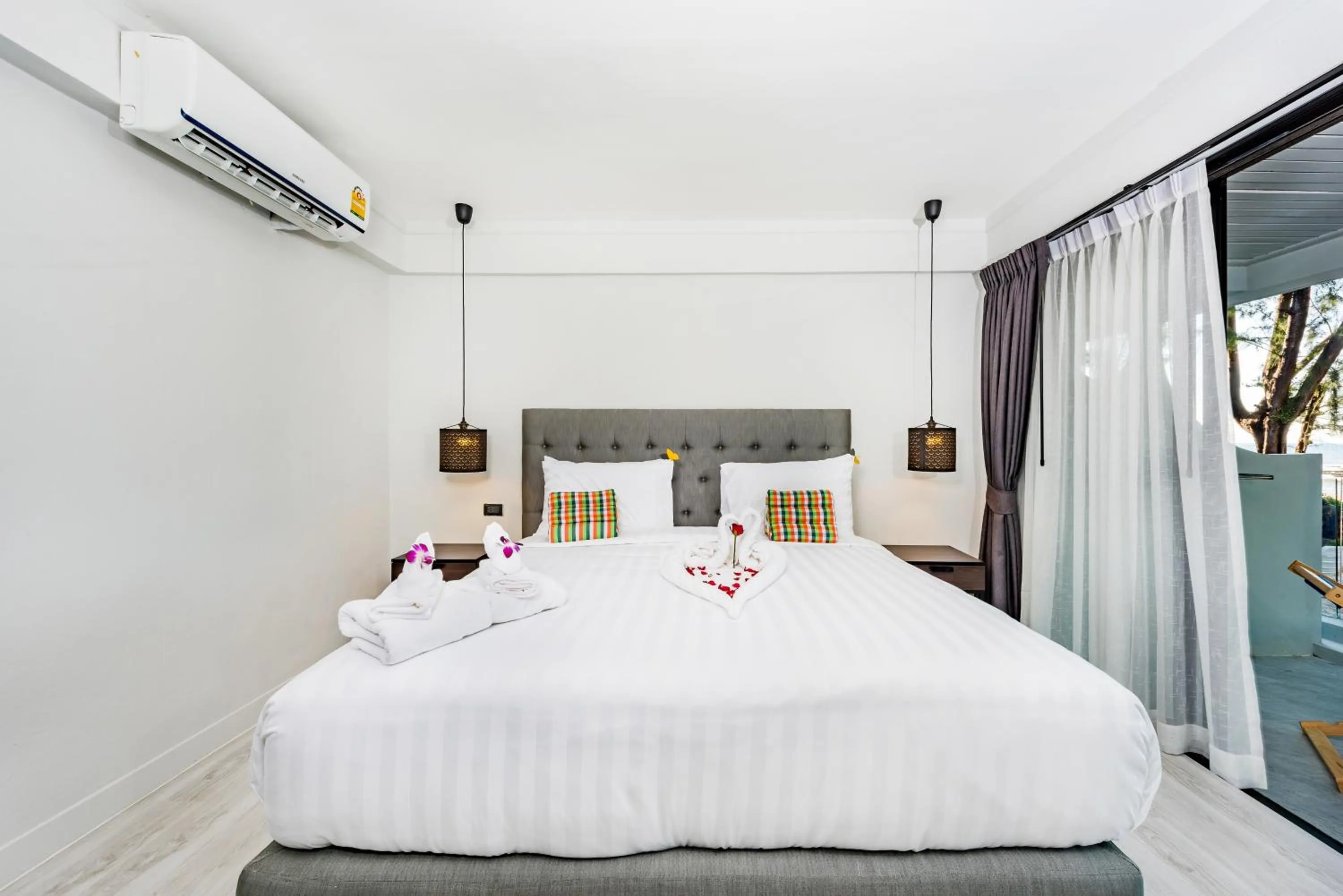 Bed in Thai Kamala Beach Front