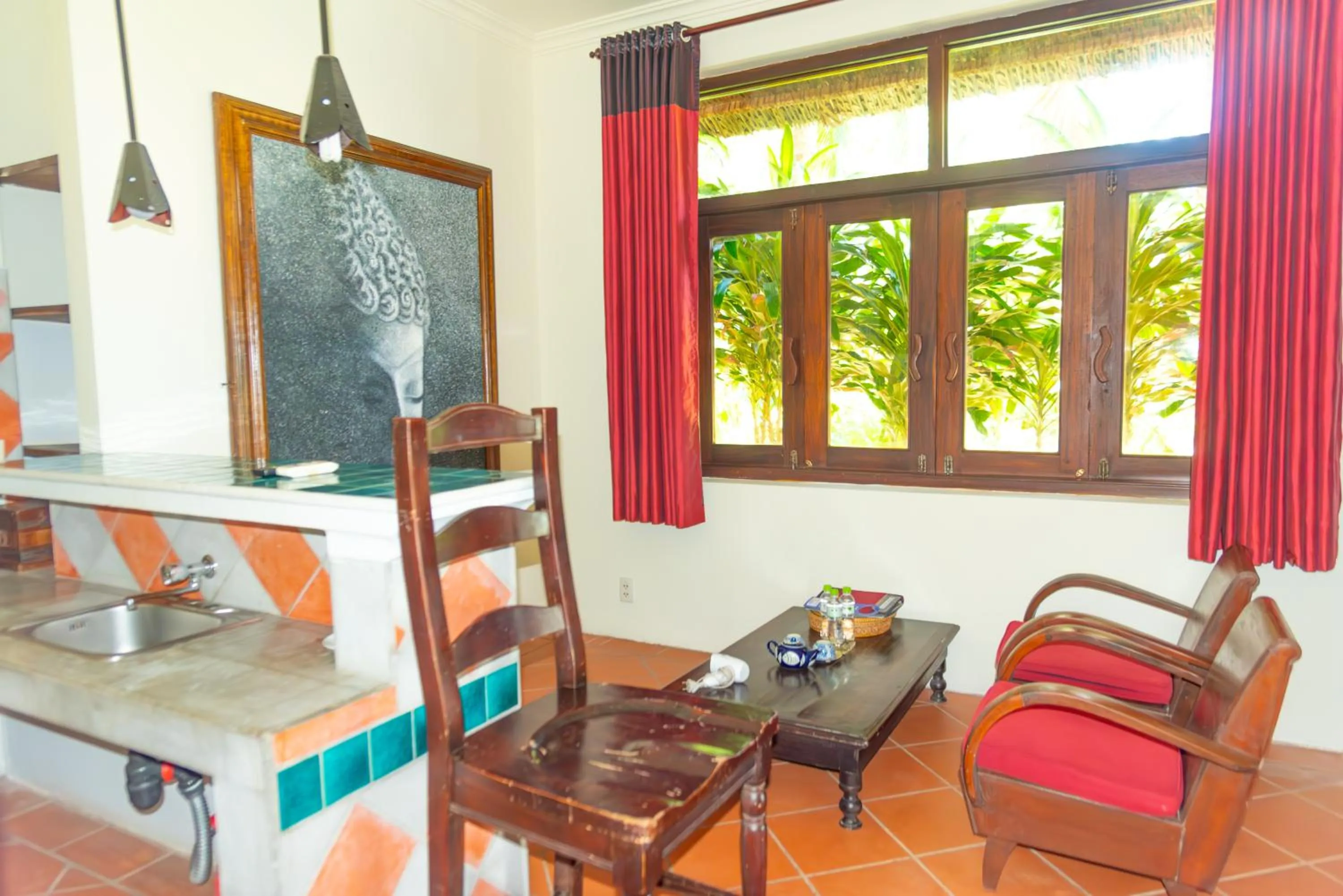 Living room in Full Moon Beach Resort