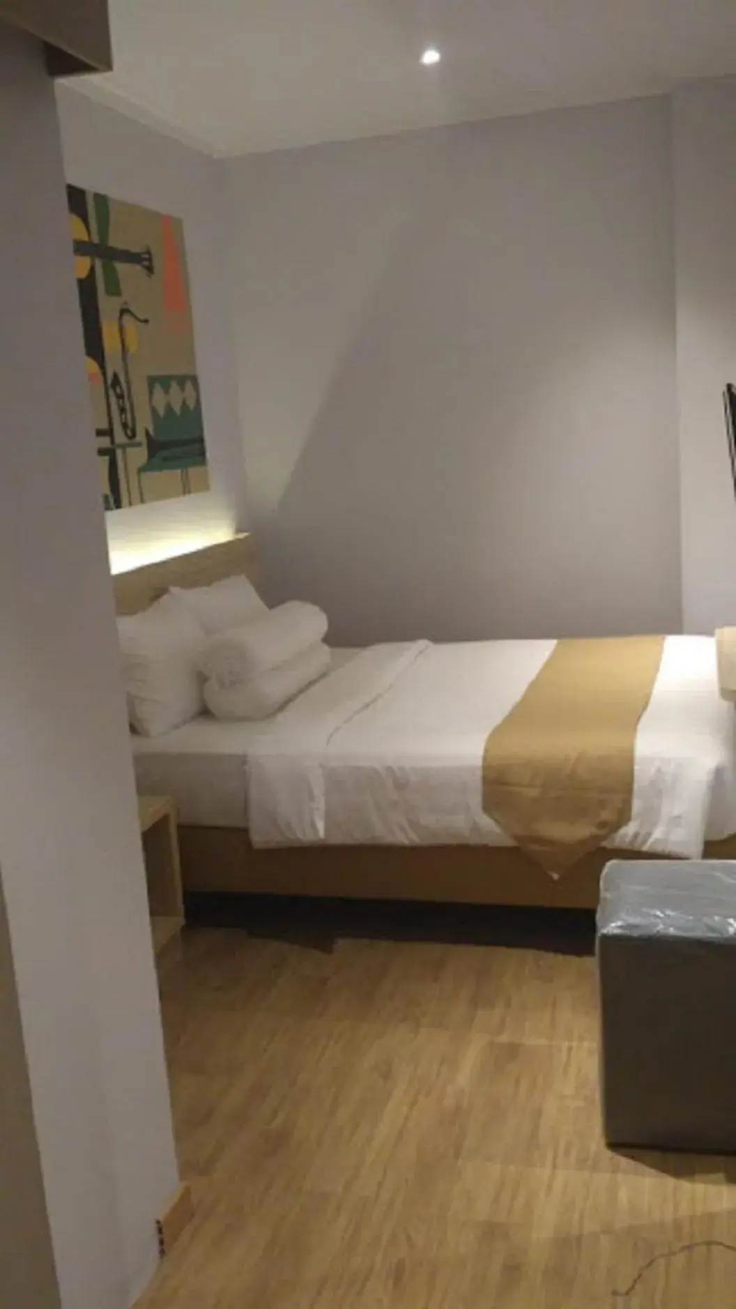 Bed in Central Front One Inn Jakarta Airport Bed in Central Front One Inn Jakarta Airport