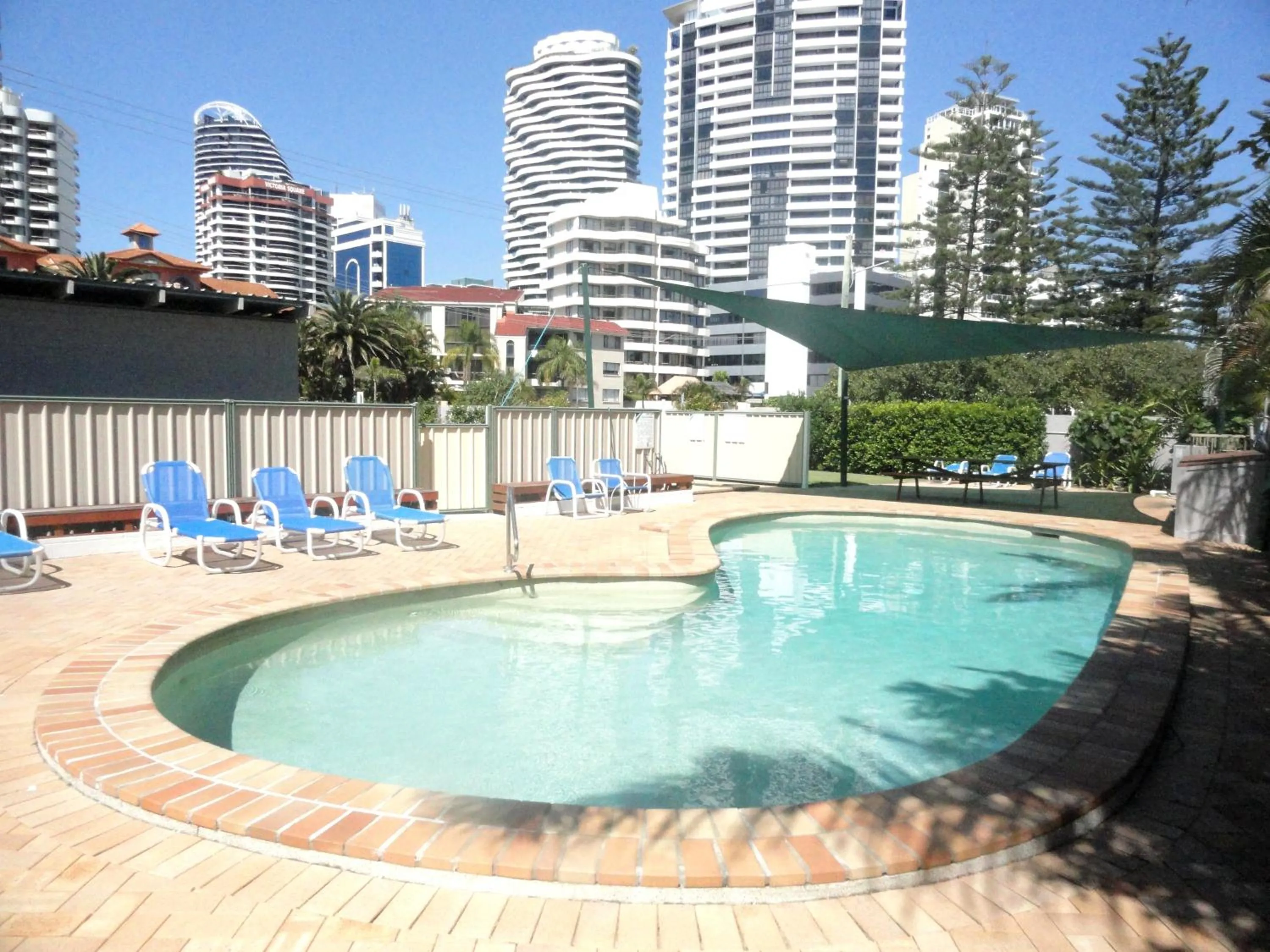 Swimming pool in Queensleigh Holiday Apartments
