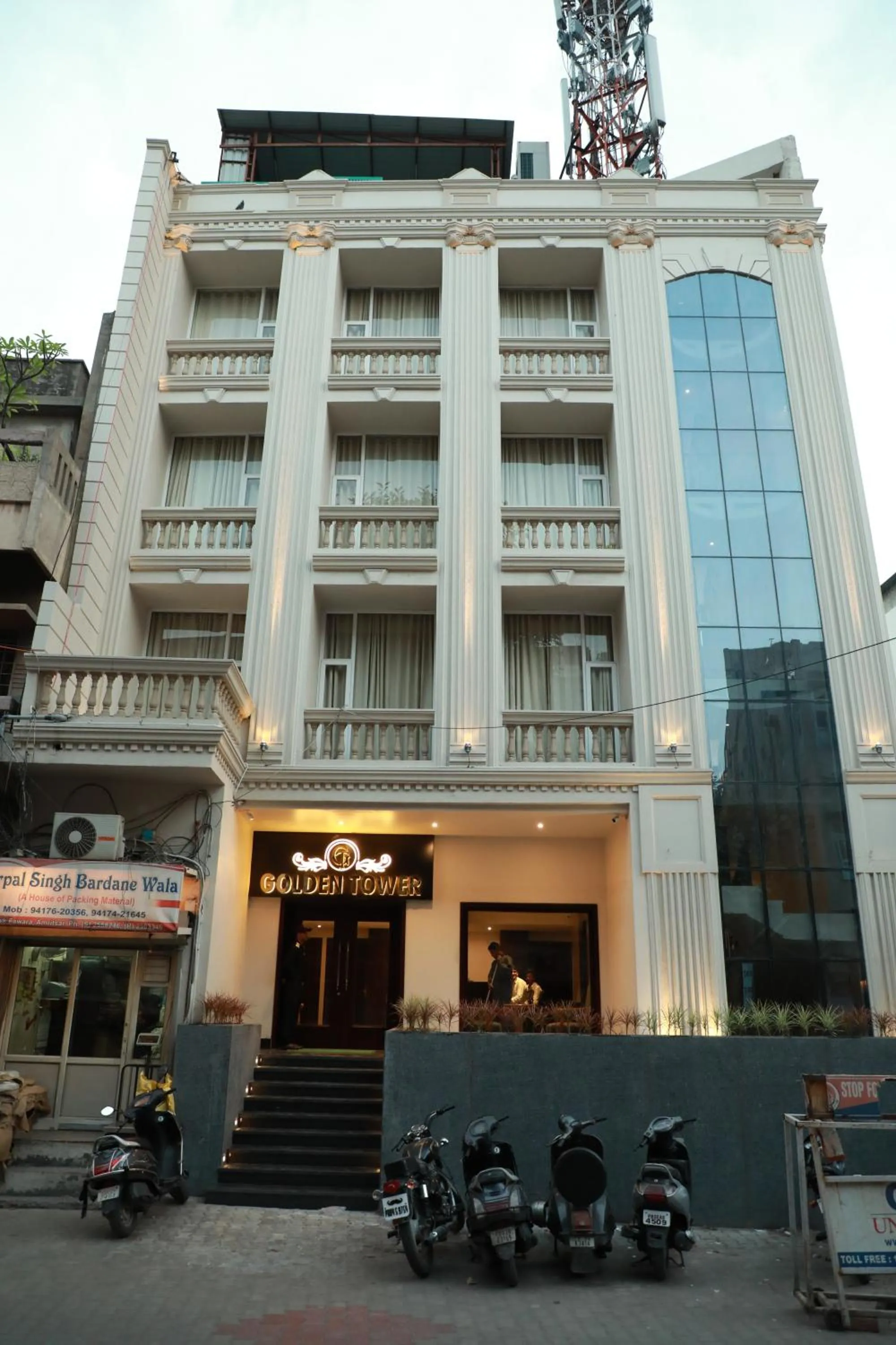 Property building in Hotel Golden Tower Near Heritage Street