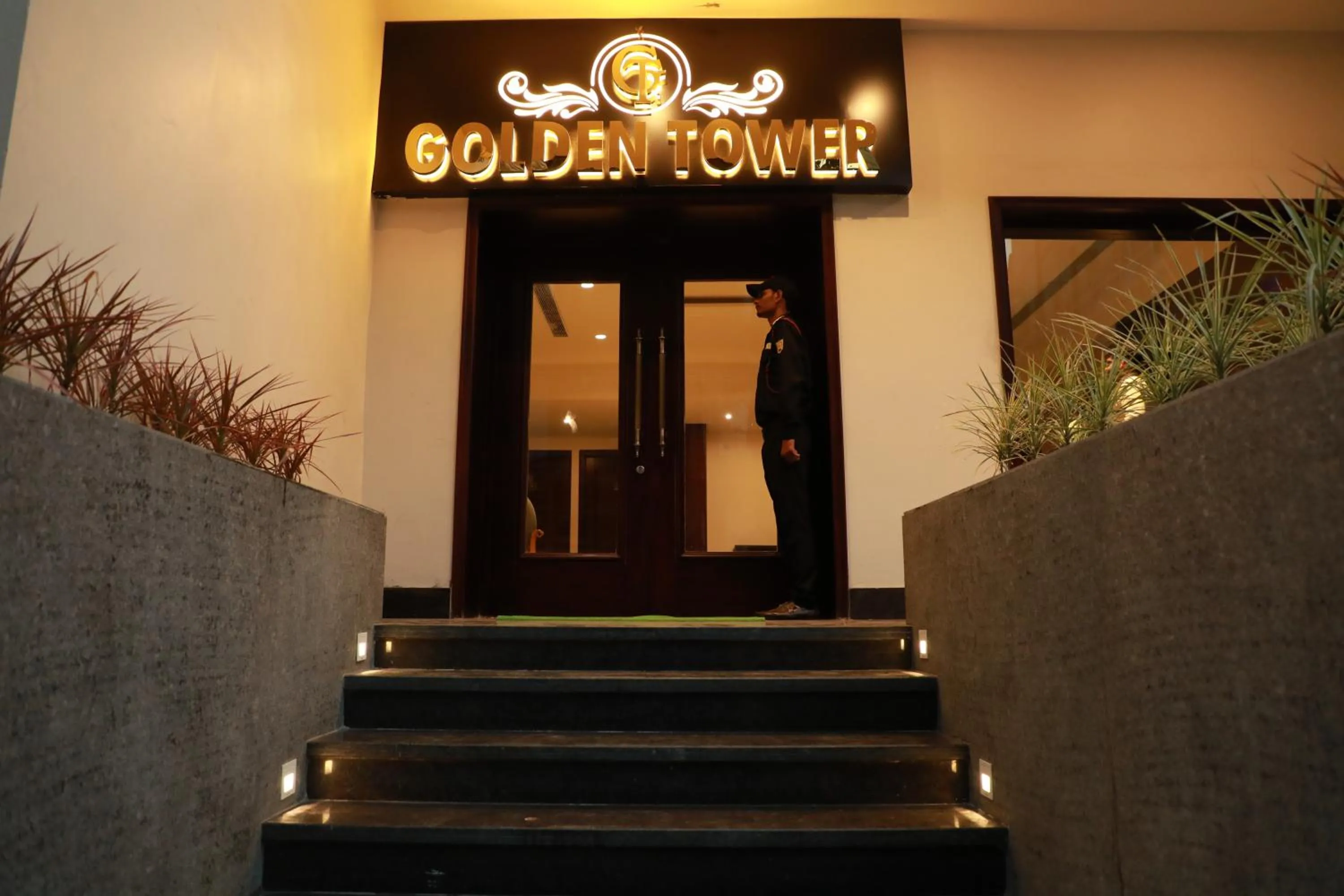Facade/entrance in Hotel Golden Tower Near Heritage Street