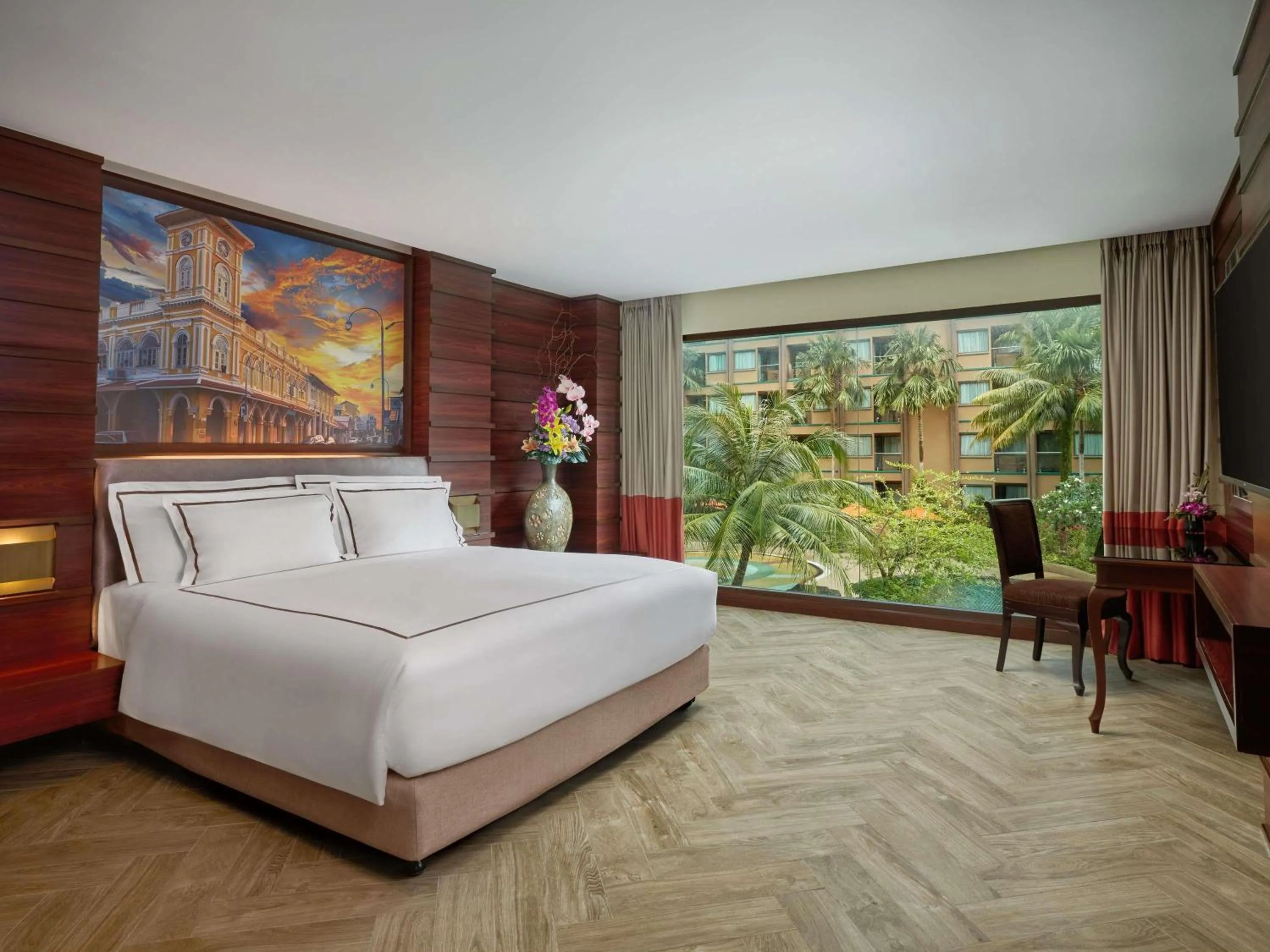 Bedroom, Bed in Novotel Phuket Vintage Park Resort