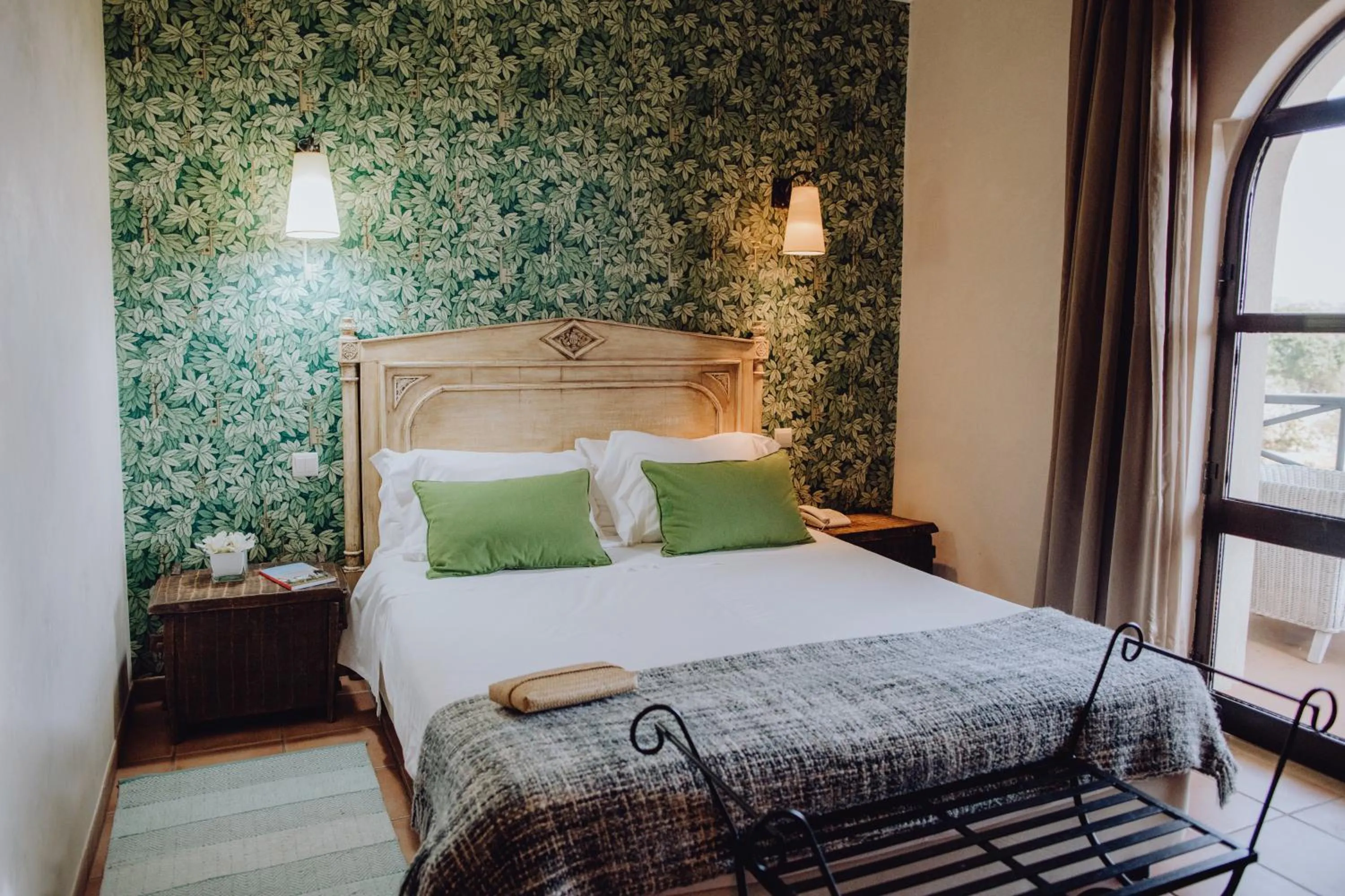 Bed in Hotel Parque das Laranjeiras