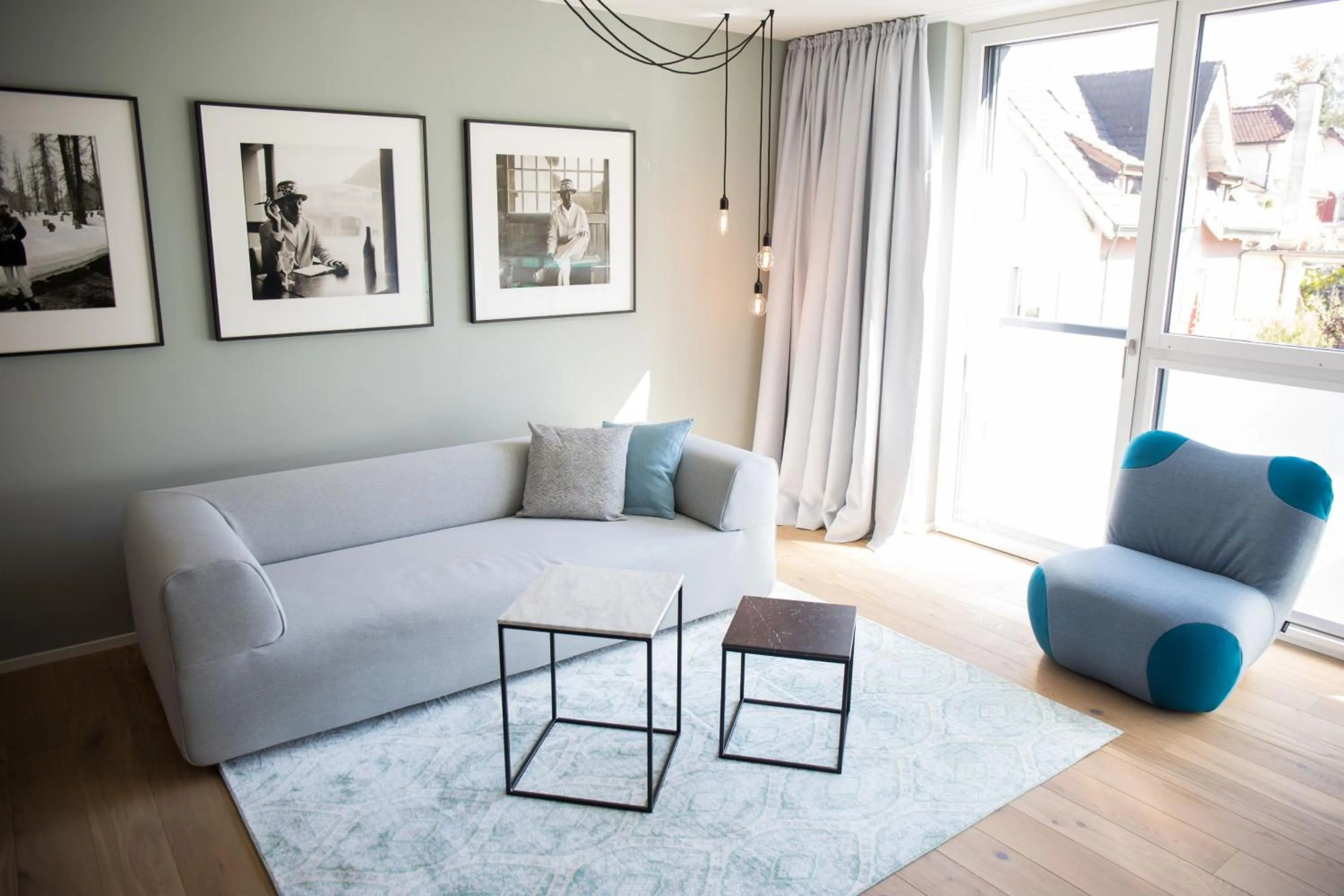 Living room in Gubelhof Suites