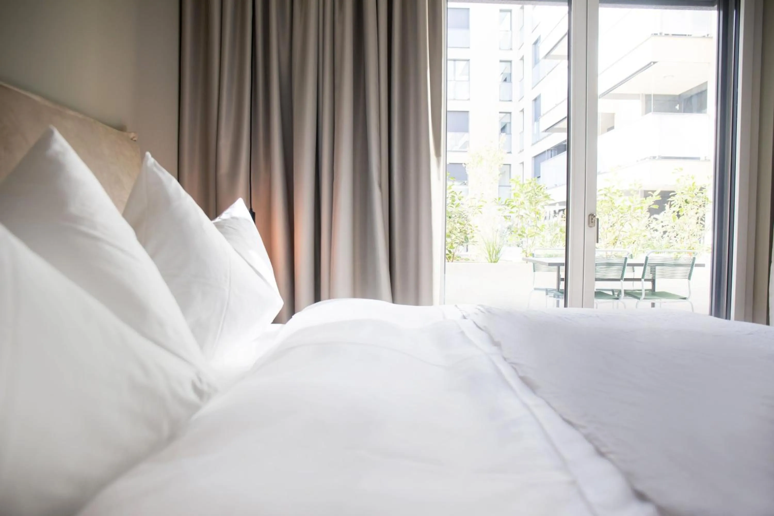 Bed in Gubelhof Suites