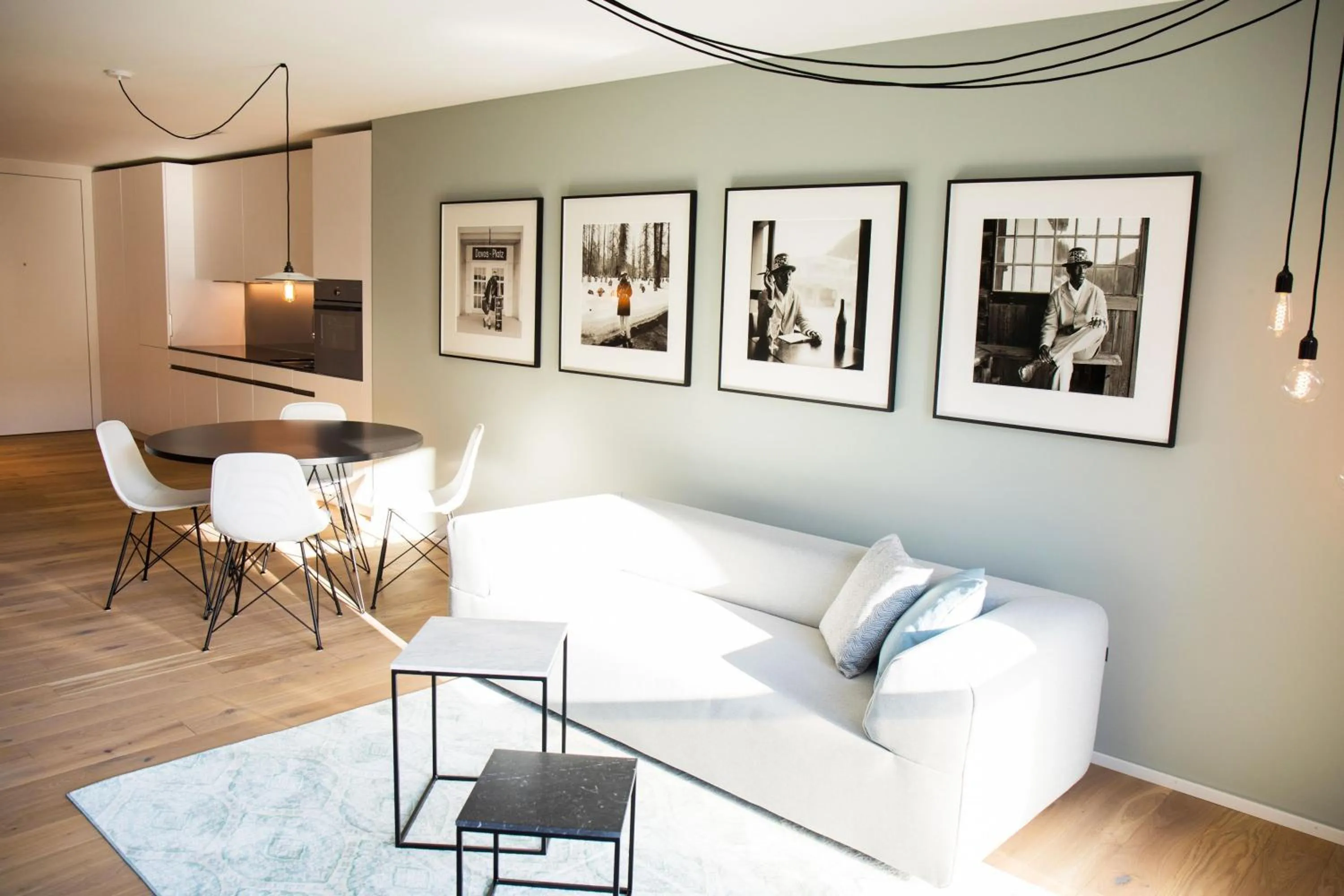 Living room in Gubelhof Suites