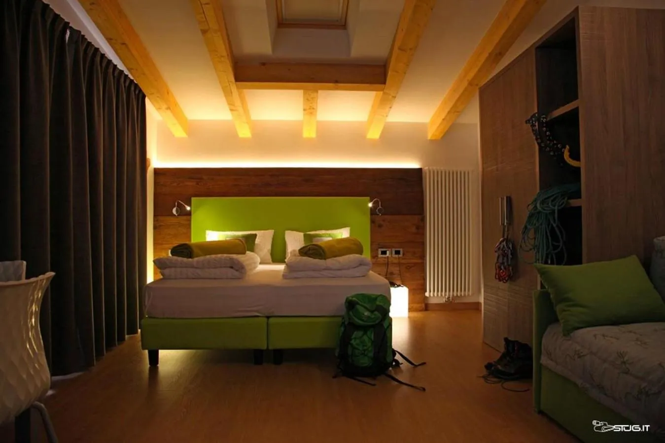 Bedroom, Bed in Sport Hotel Stella Alpina