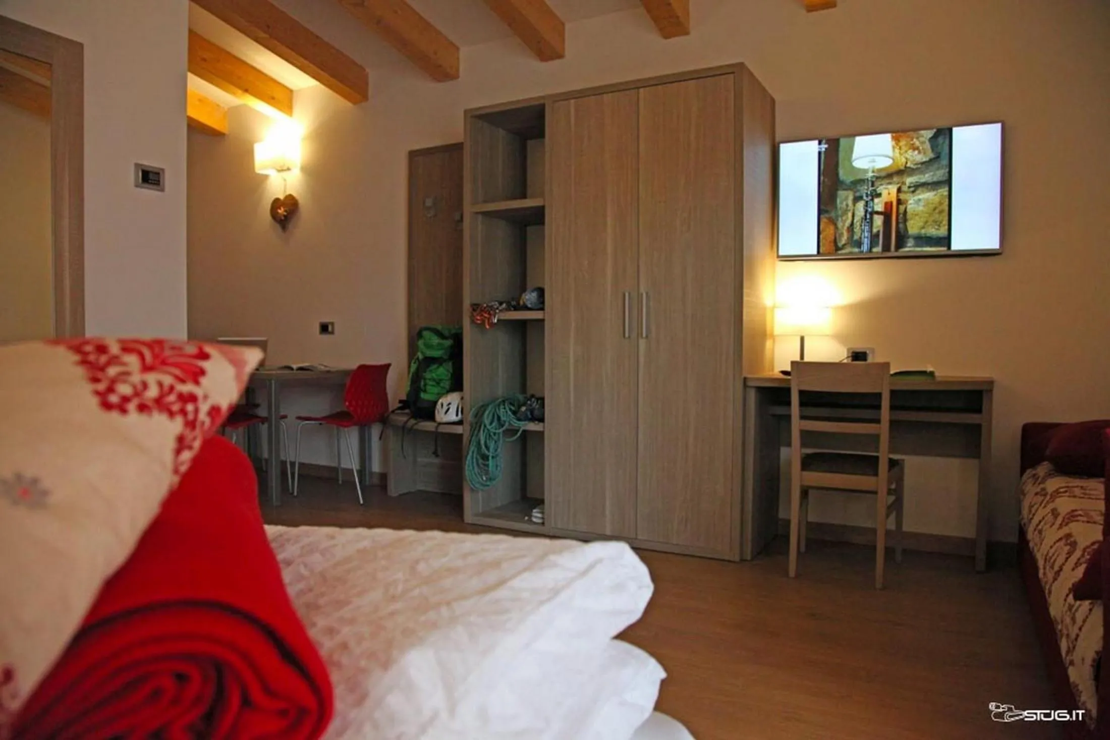 Bedroom, Bed in Sport Hotel Stella Alpina