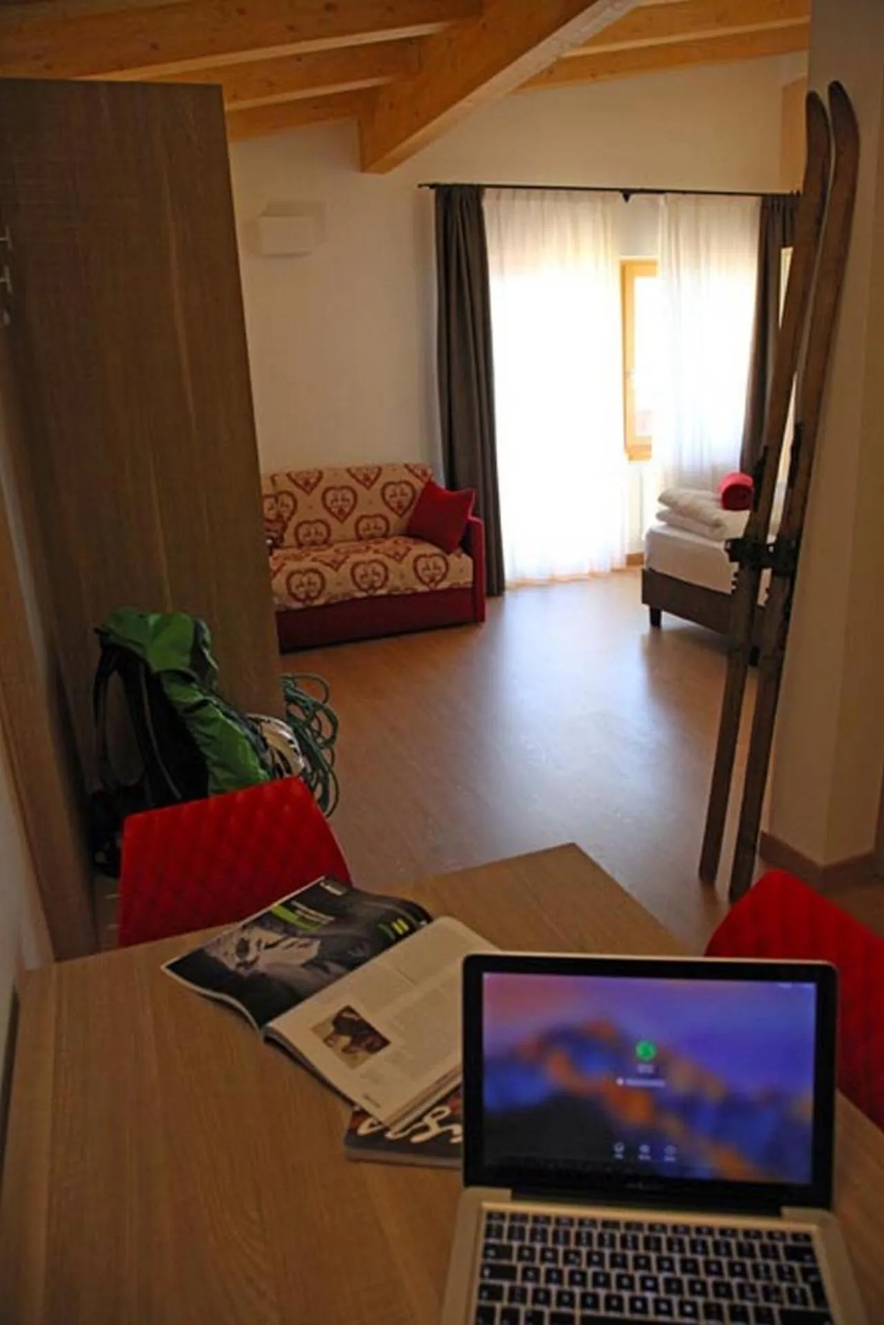 View (from property/room), Bed in Sport Hotel Stella Alpina
