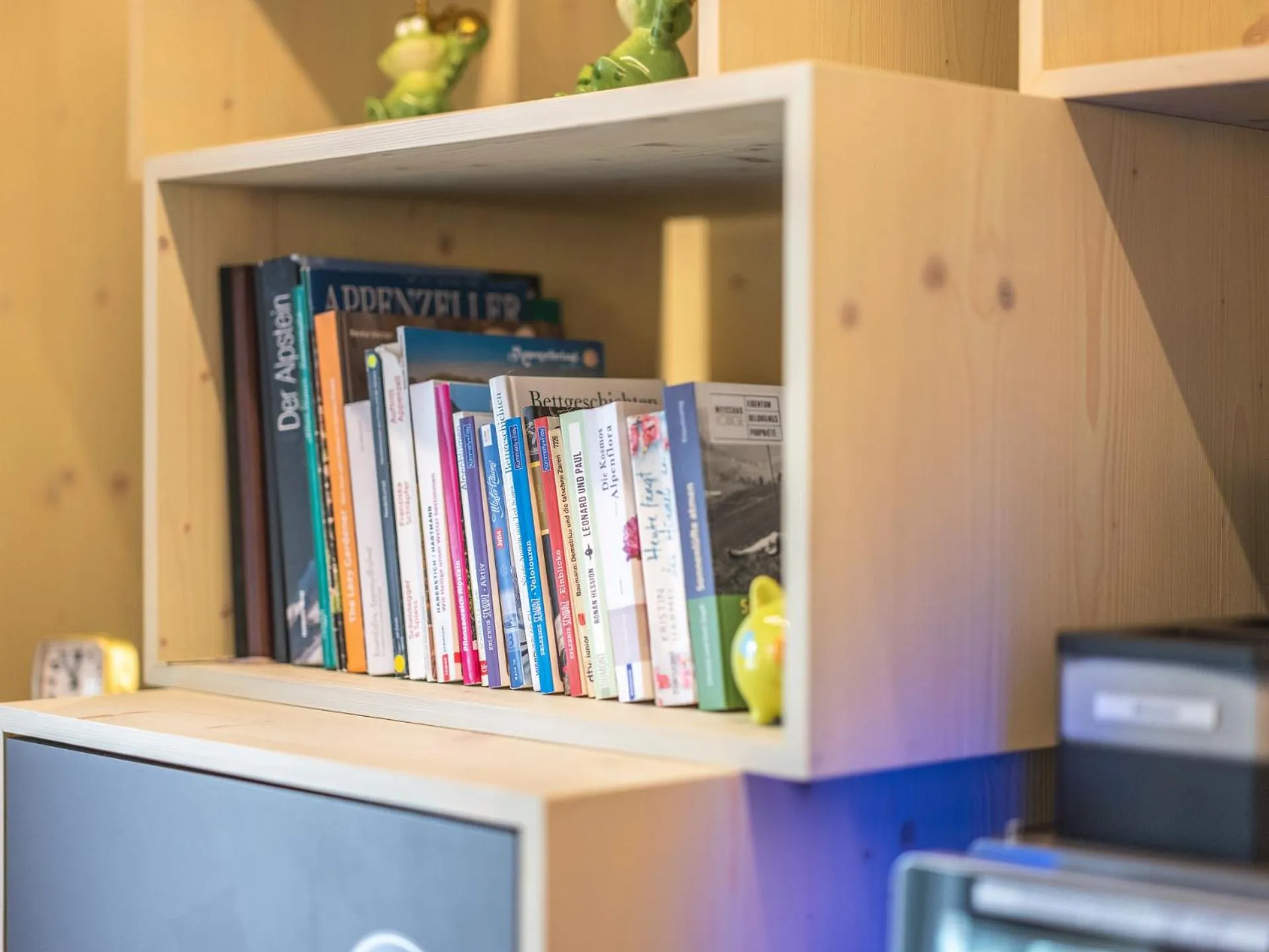 Communal lounge/ TV room in Lodge Hof Weissbad