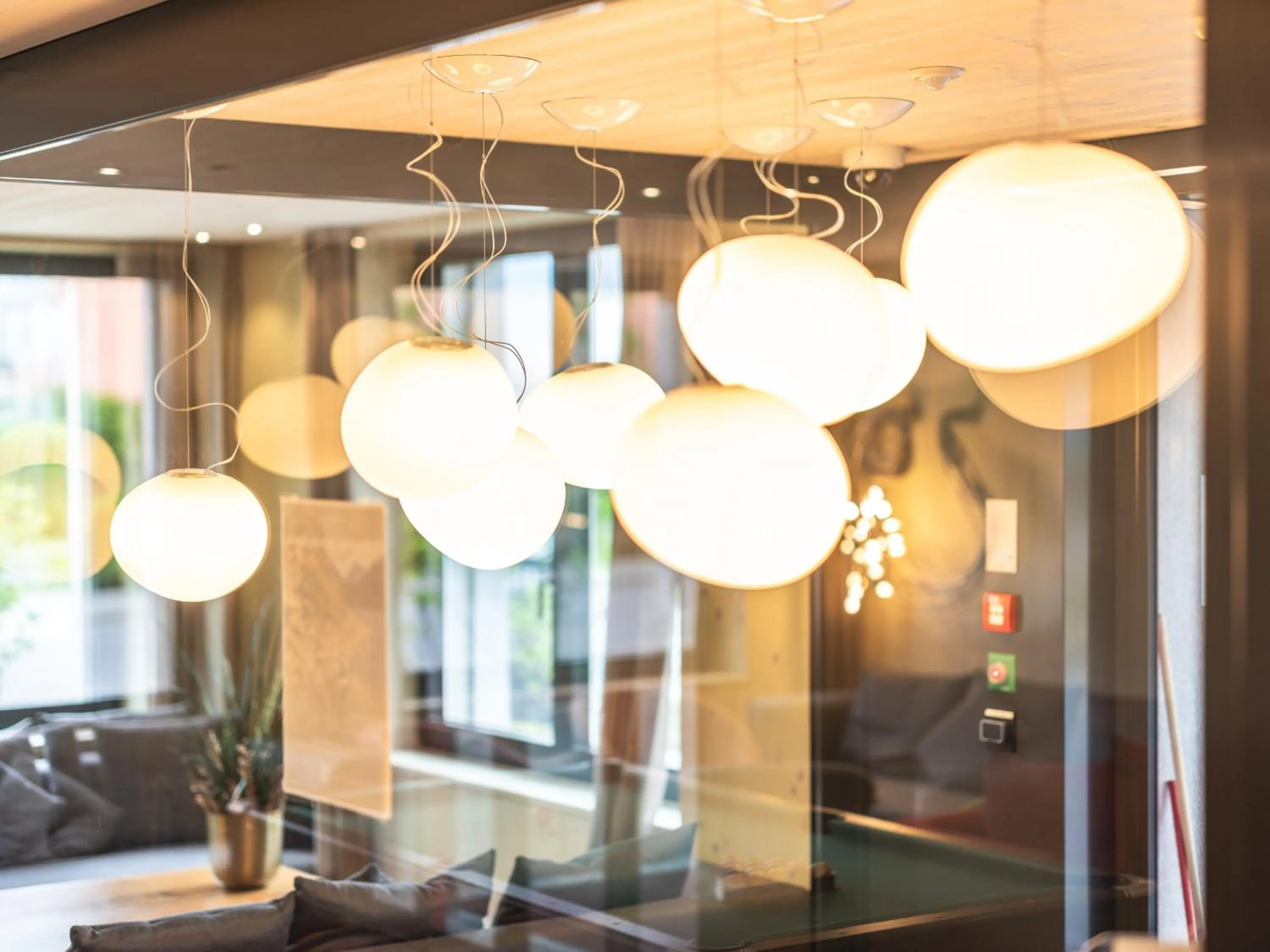 Lobby or reception in Lodge Hof Weissbad