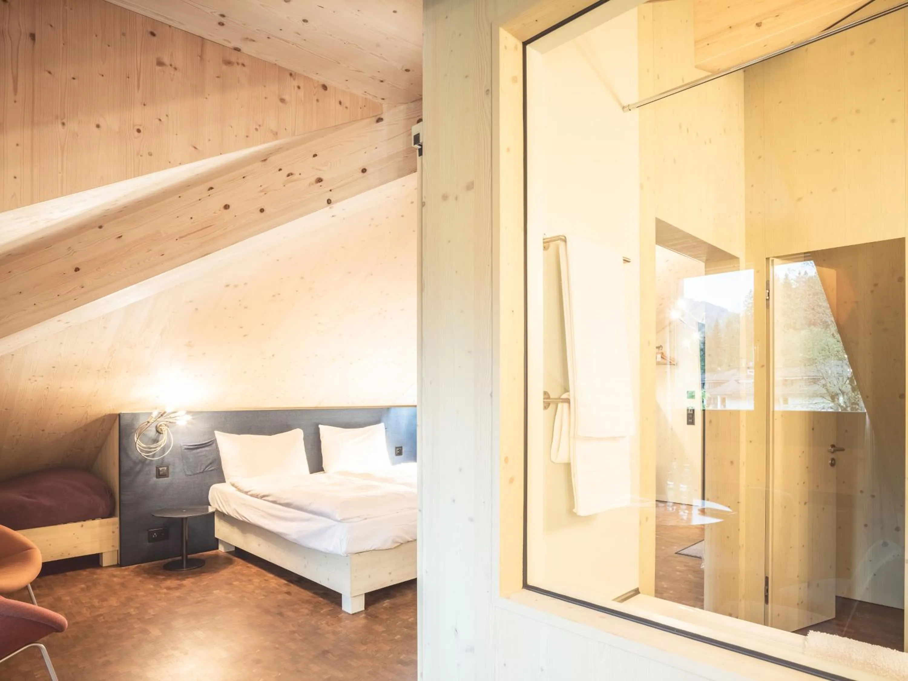 Bed in Lodge Hof Weissbad