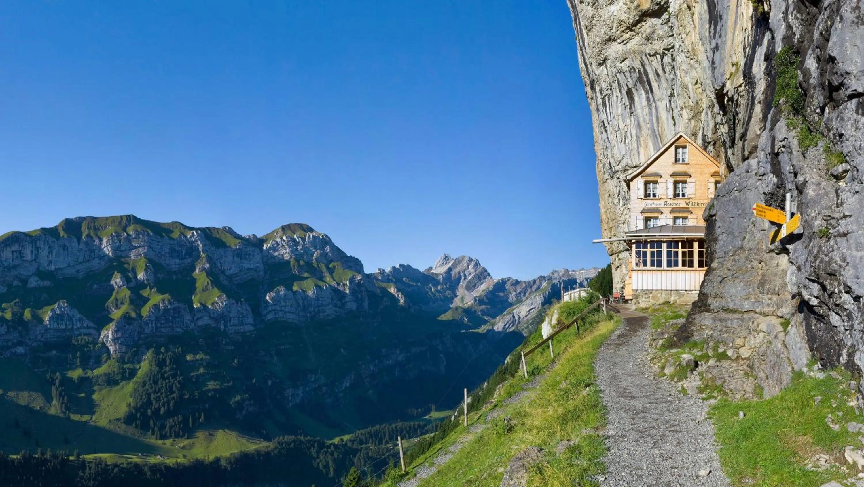 Natural landscape in Lodge Hof Weissbad