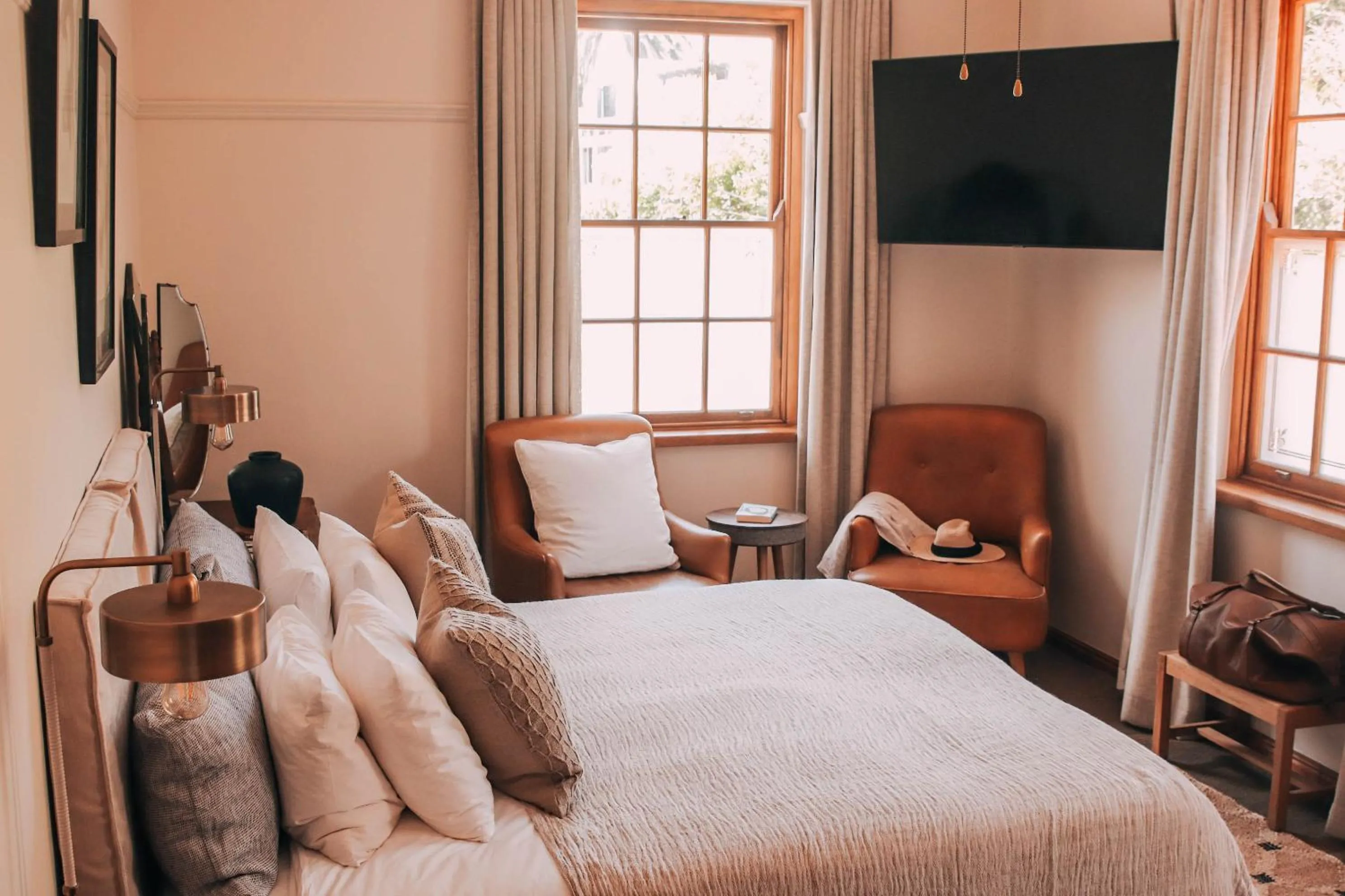 Bed in Sonnekus Boutique Hotel & Bistro