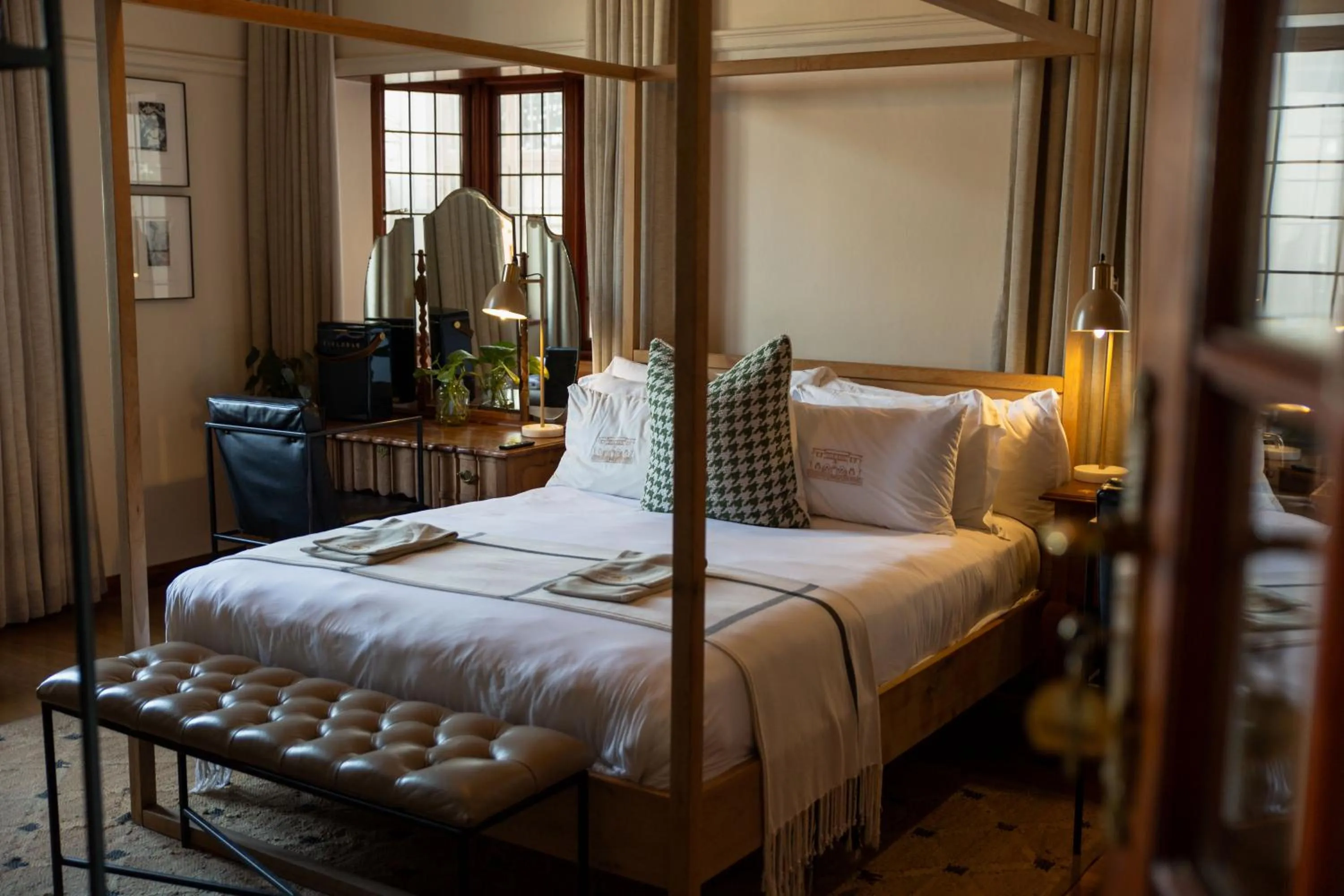 Bed in Sonnekus Boutique Hotel & Bistro