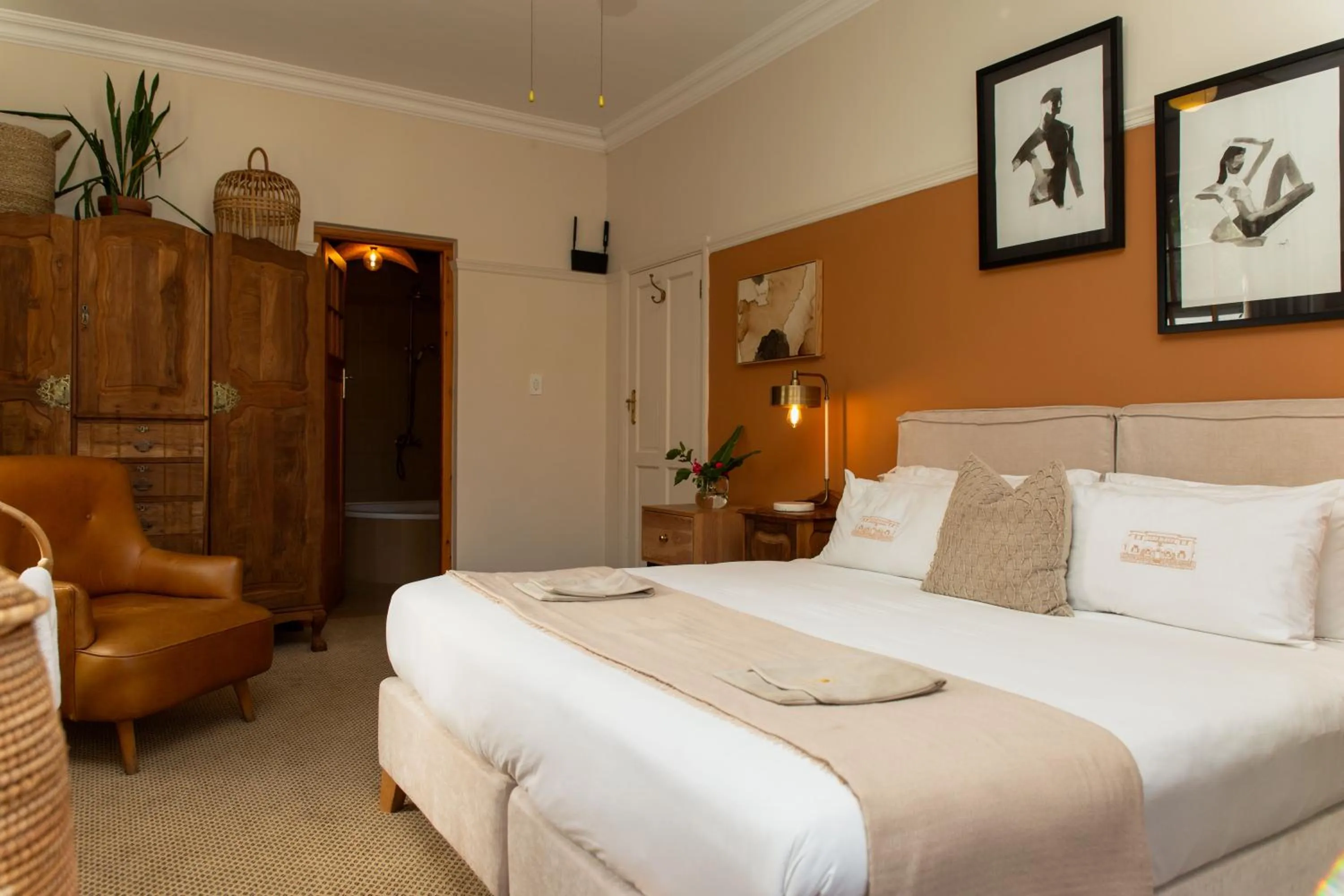 Bed in Sonnekus Boutique Hotel & Bistro