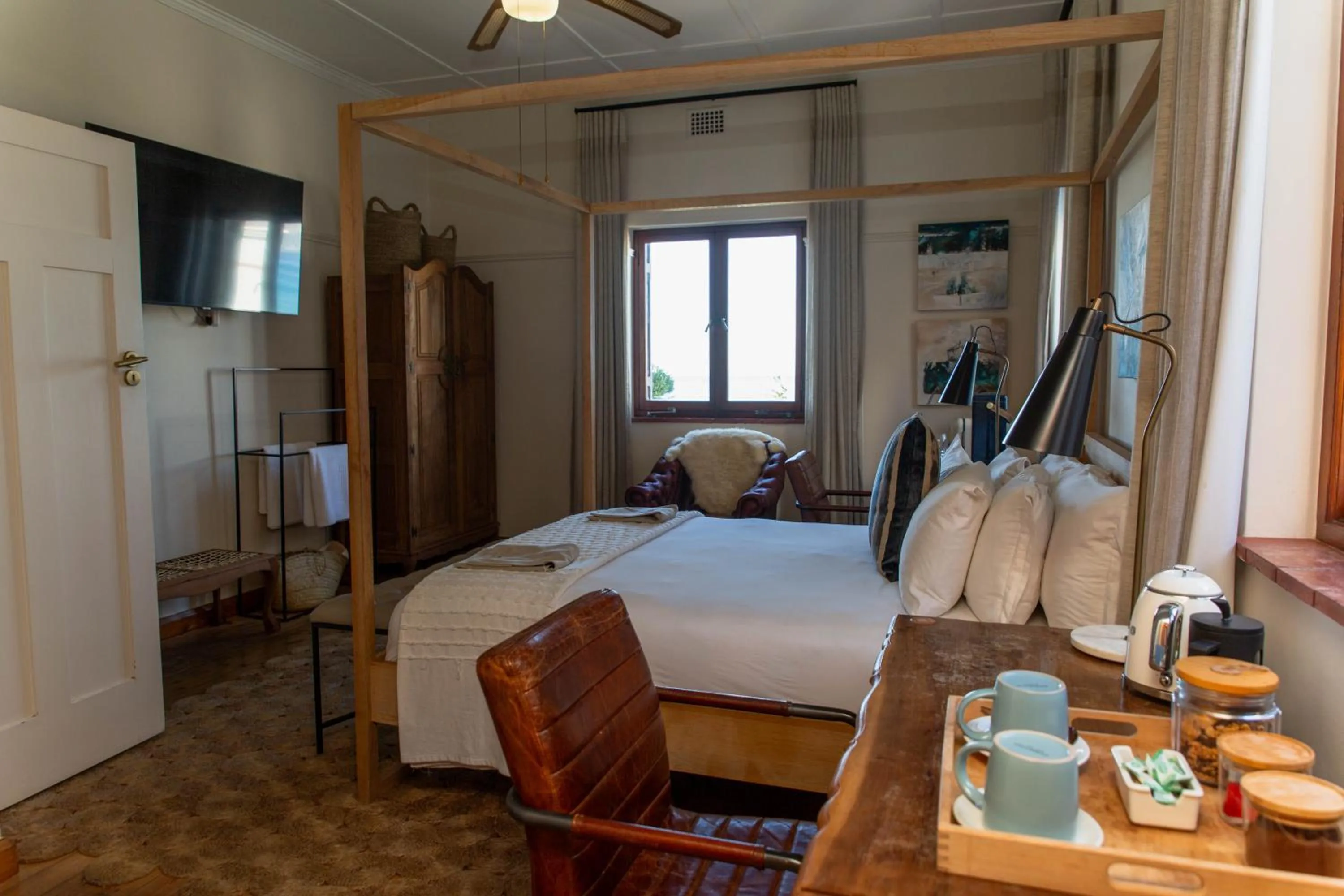 Bed in Sonnekus Boutique Hotel & Bistro