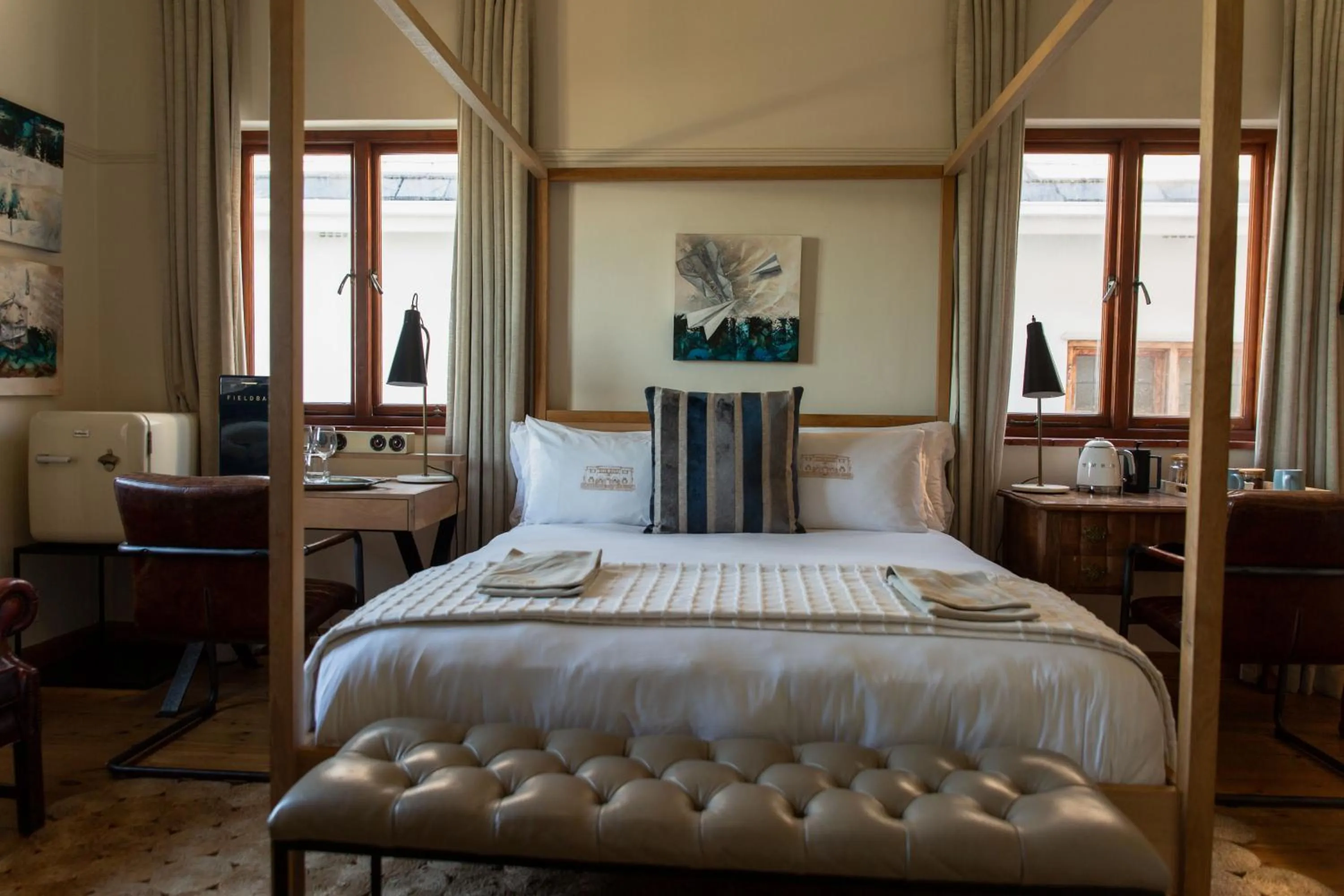 Bed in Sonnekus Boutique Hotel & Bistro