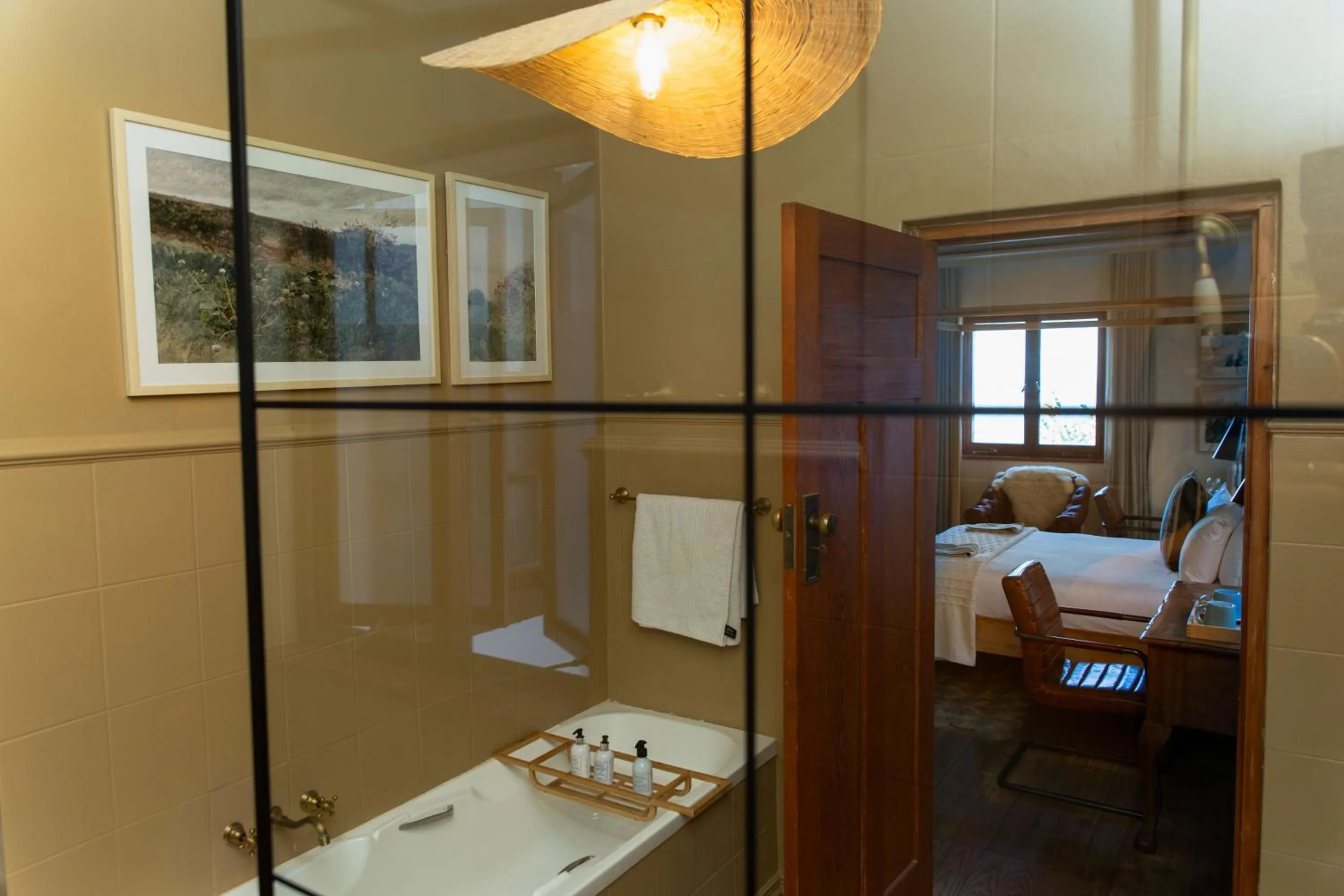 Bed in Sonnekus Boutique Hotel & Bistro