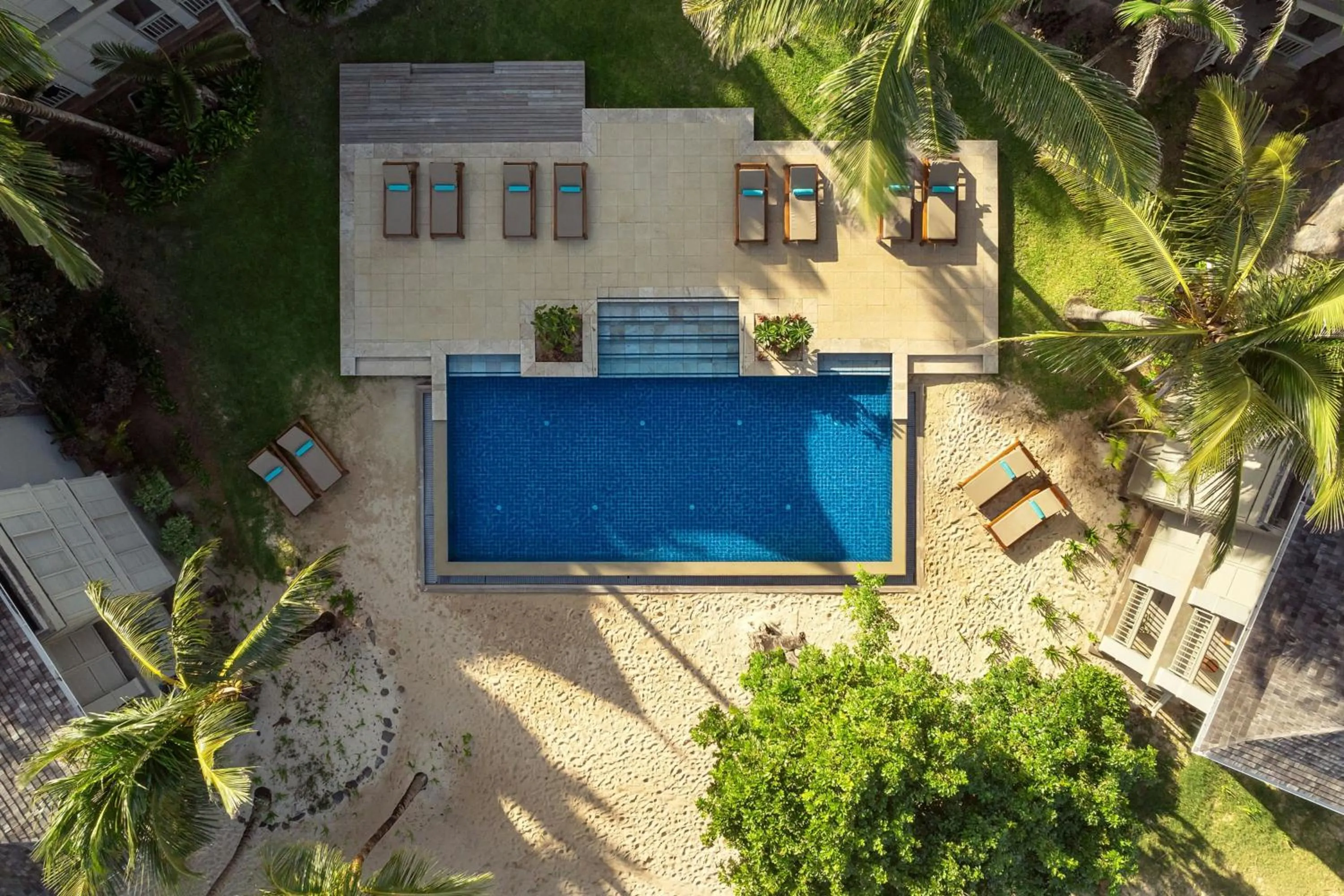 Swimming pool in The St. Regis Le Morne Resort, Mauritius