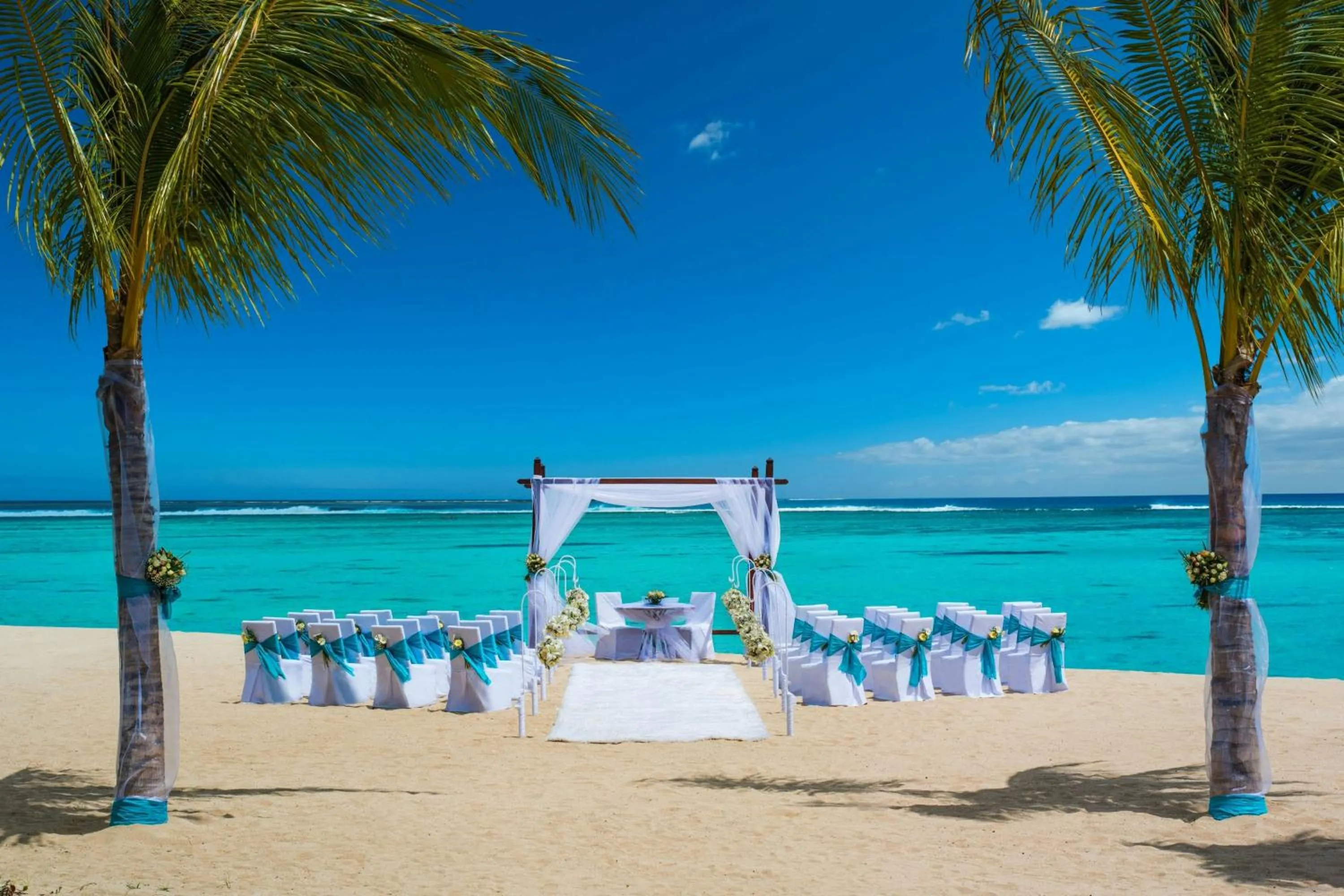 Beach in JW Marriott Mauritius Resort