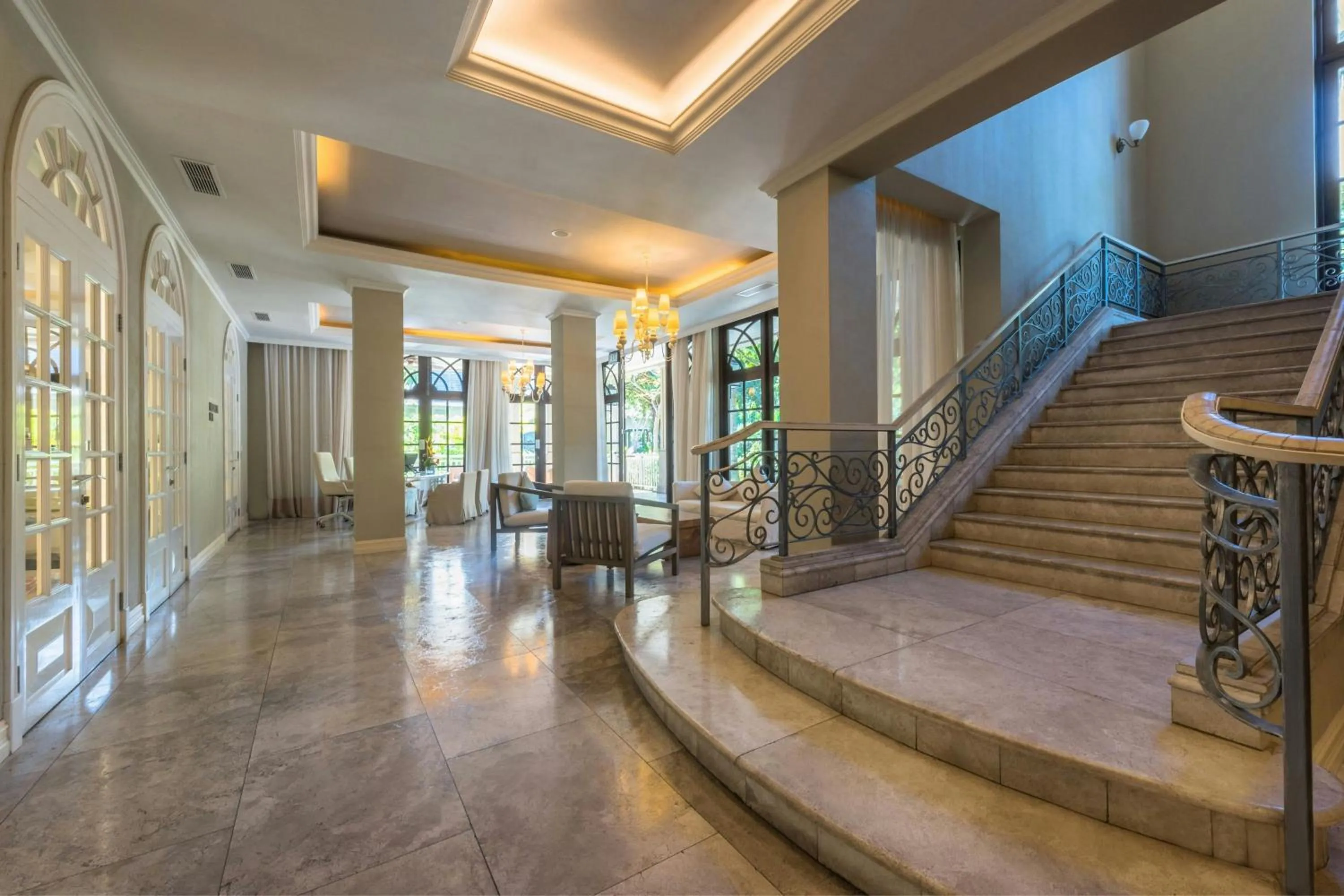 Lobby or reception in JW Marriott Mauritius Resort