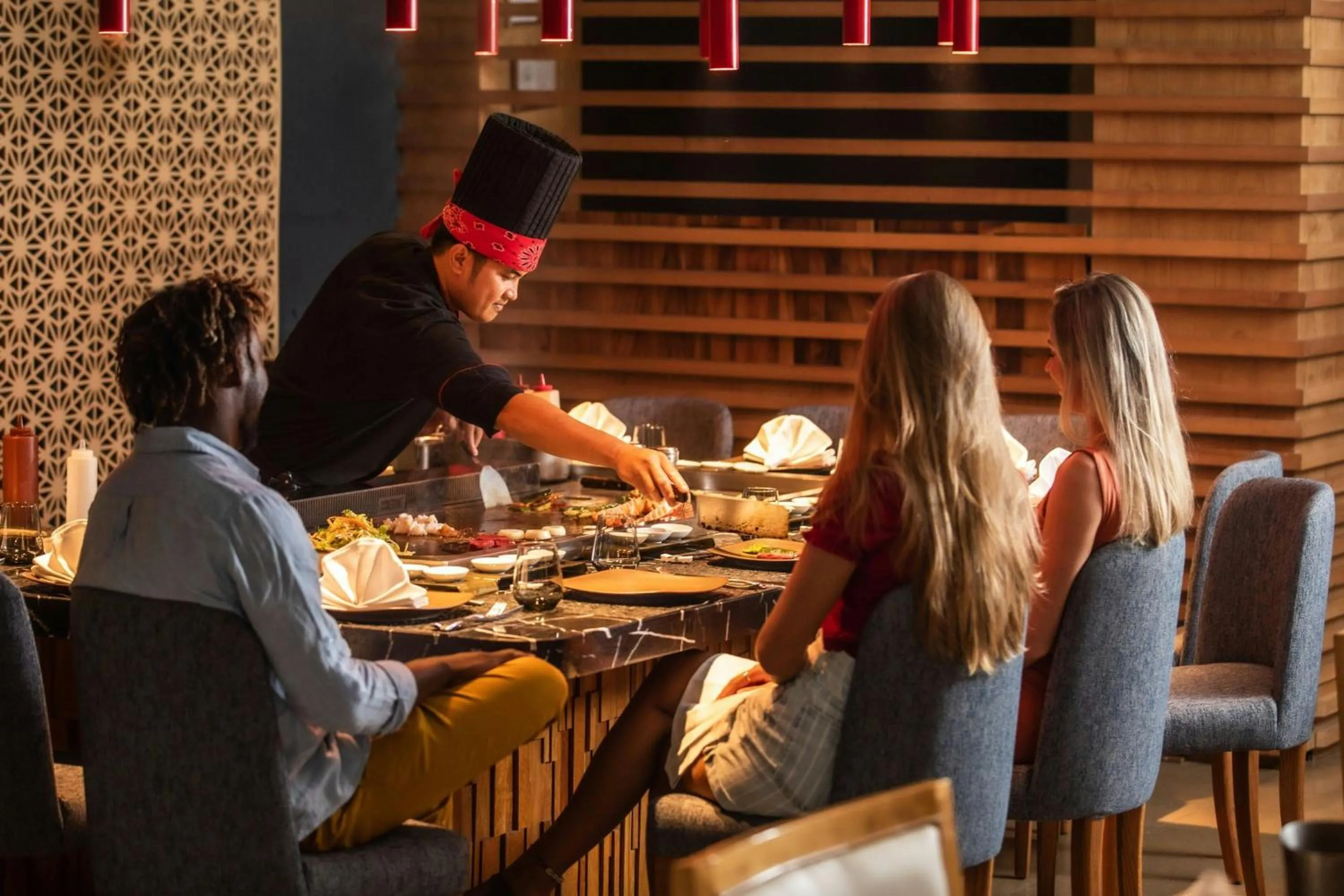 Restaurant/places to eat in The St. Regis Le Morne Resort, Mauritius