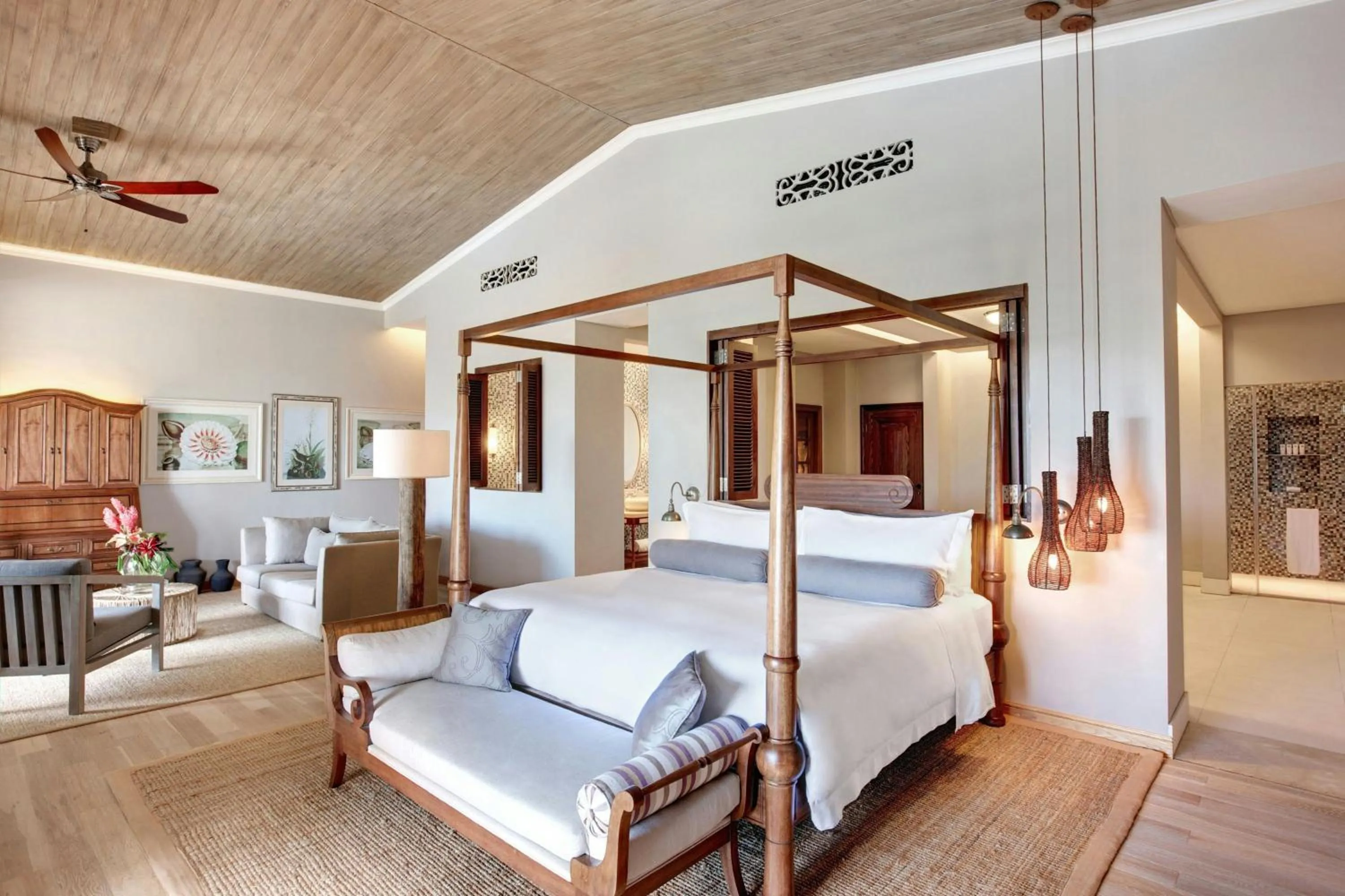 Photo of the whole room, Bed in The St. Regis Le Morne Resort, Mauritius