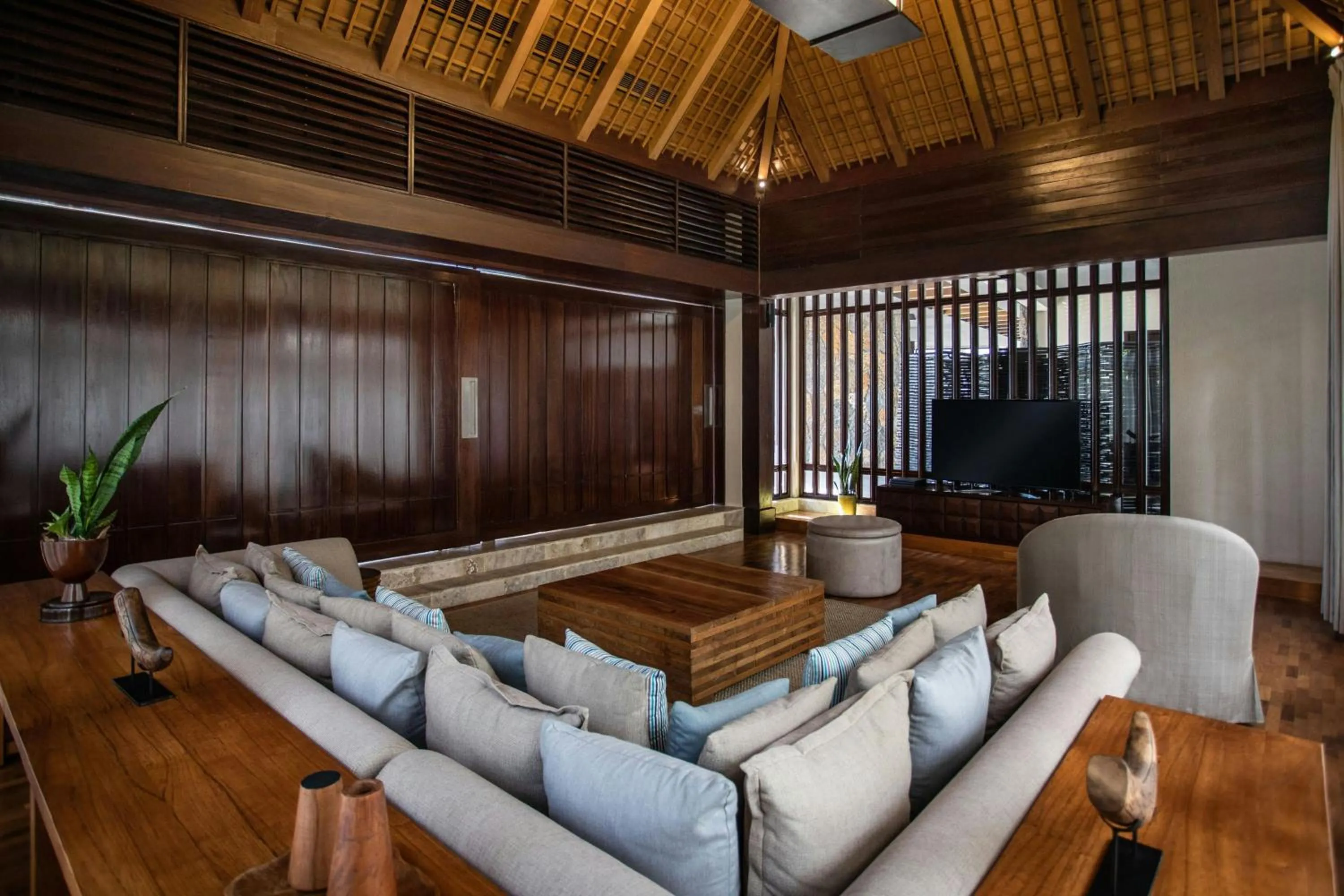 Living room in JW Marriott Mauritius Resort