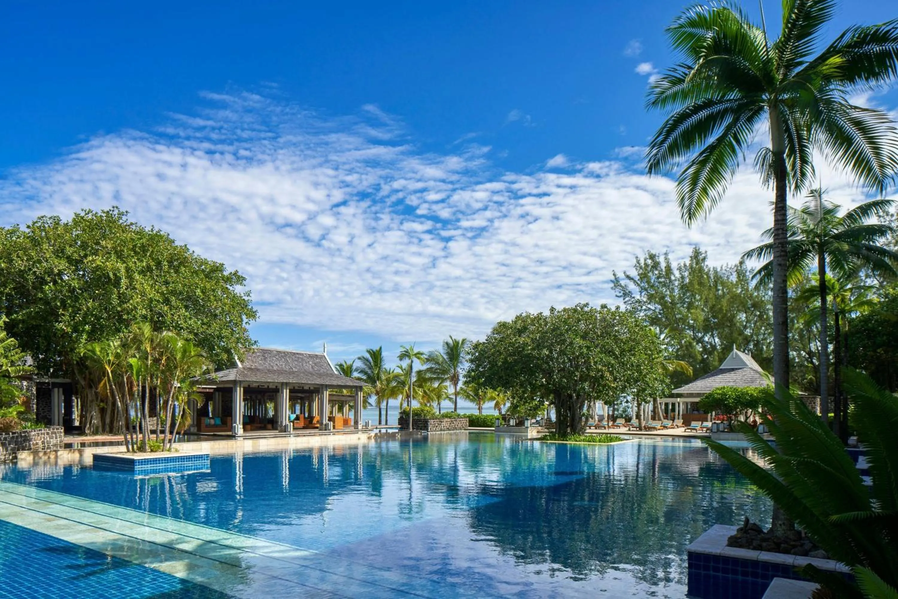 Swimming pool in The St. Regis Le Morne Resort, Mauritius