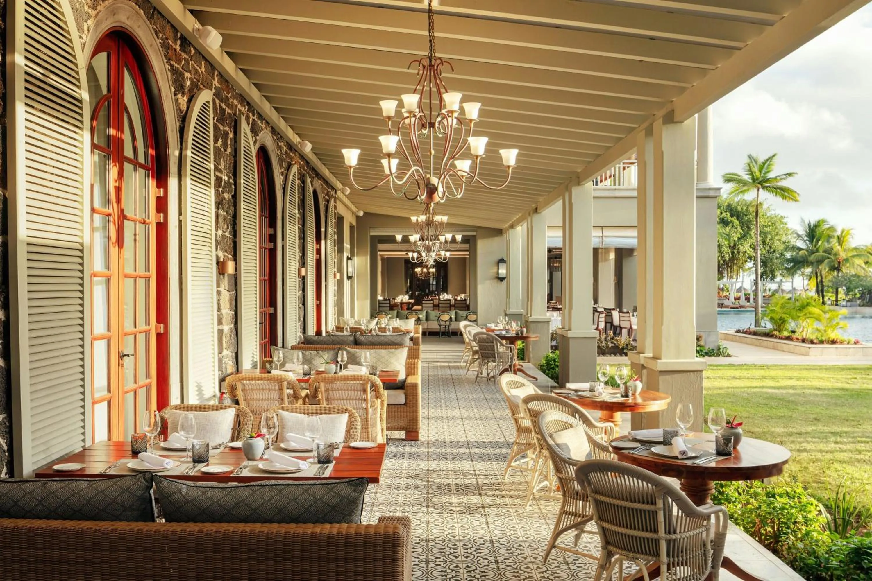 Restaurant/places to eat in The St. Regis Le Morne Resort, Mauritius