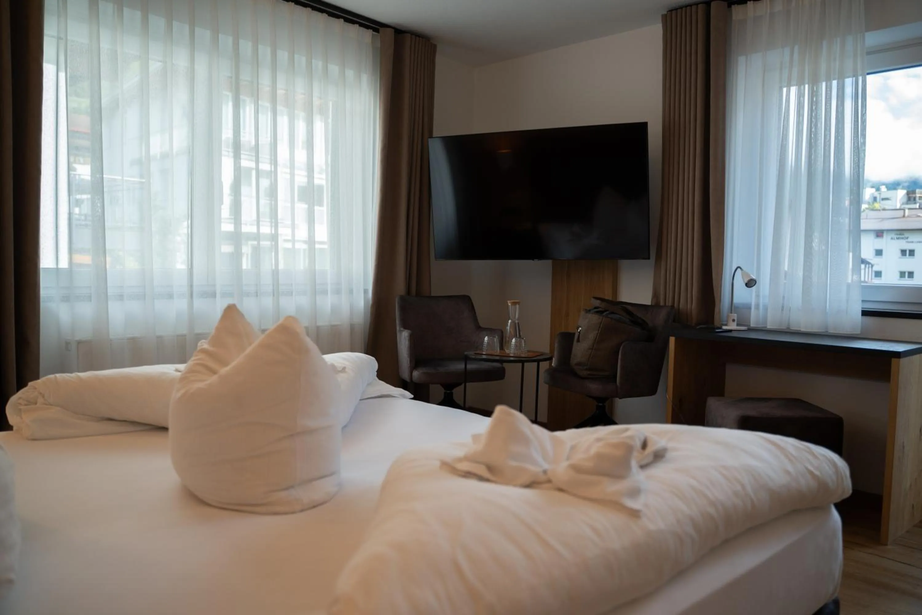 Bed in Alpenhotel Regina