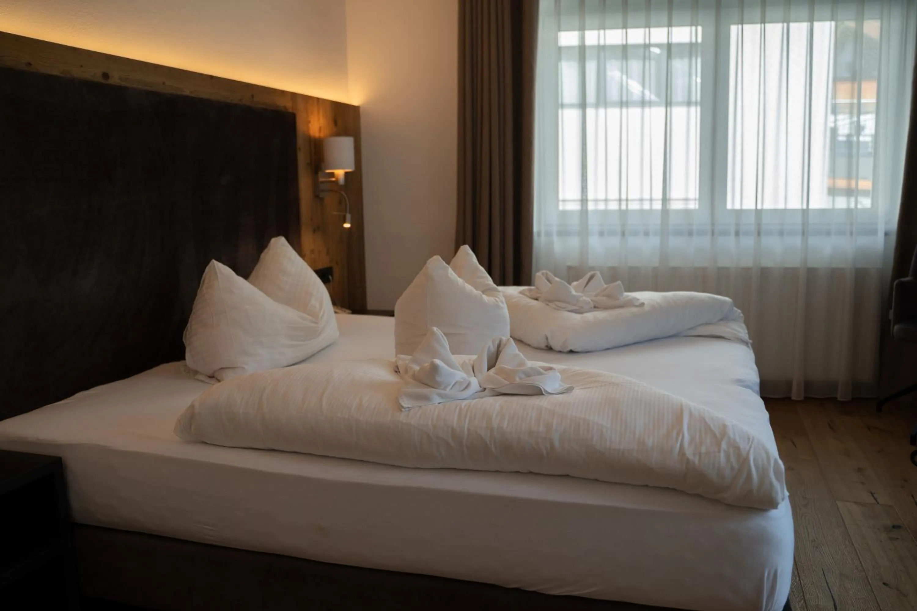 Bed in Alpenhotel Regina