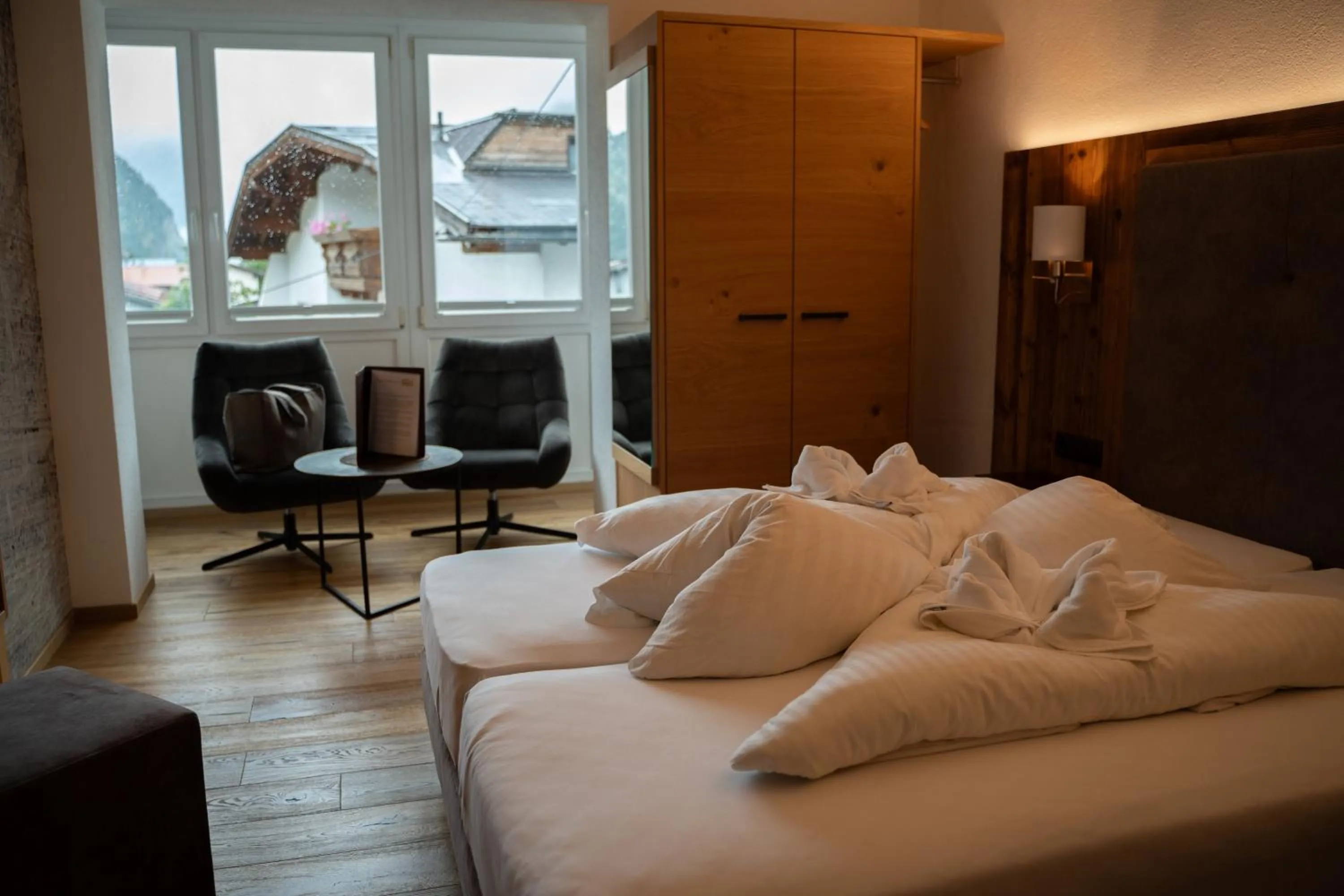 Bed in Alpenhotel Regina