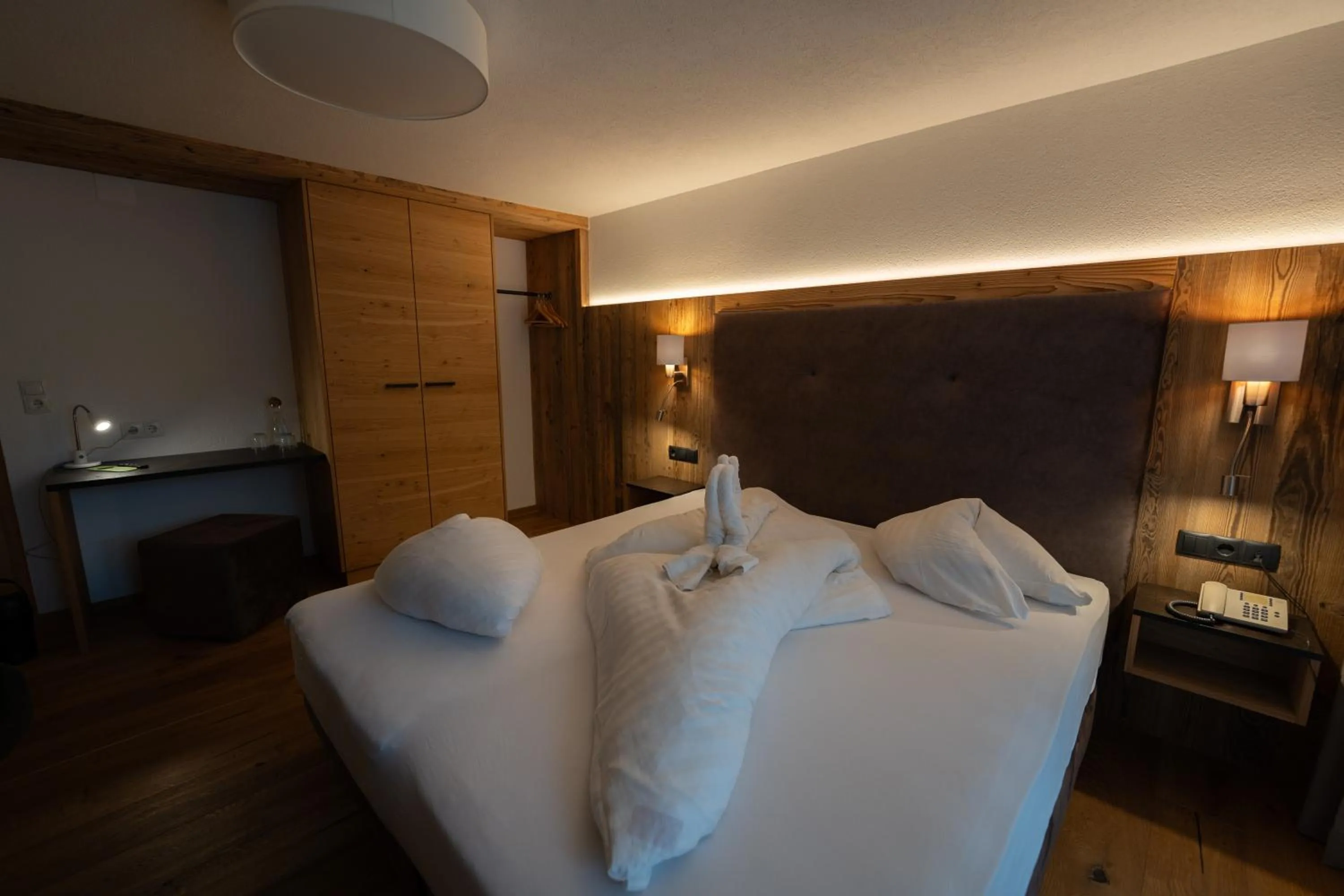 Bed in Alpenhotel Regina