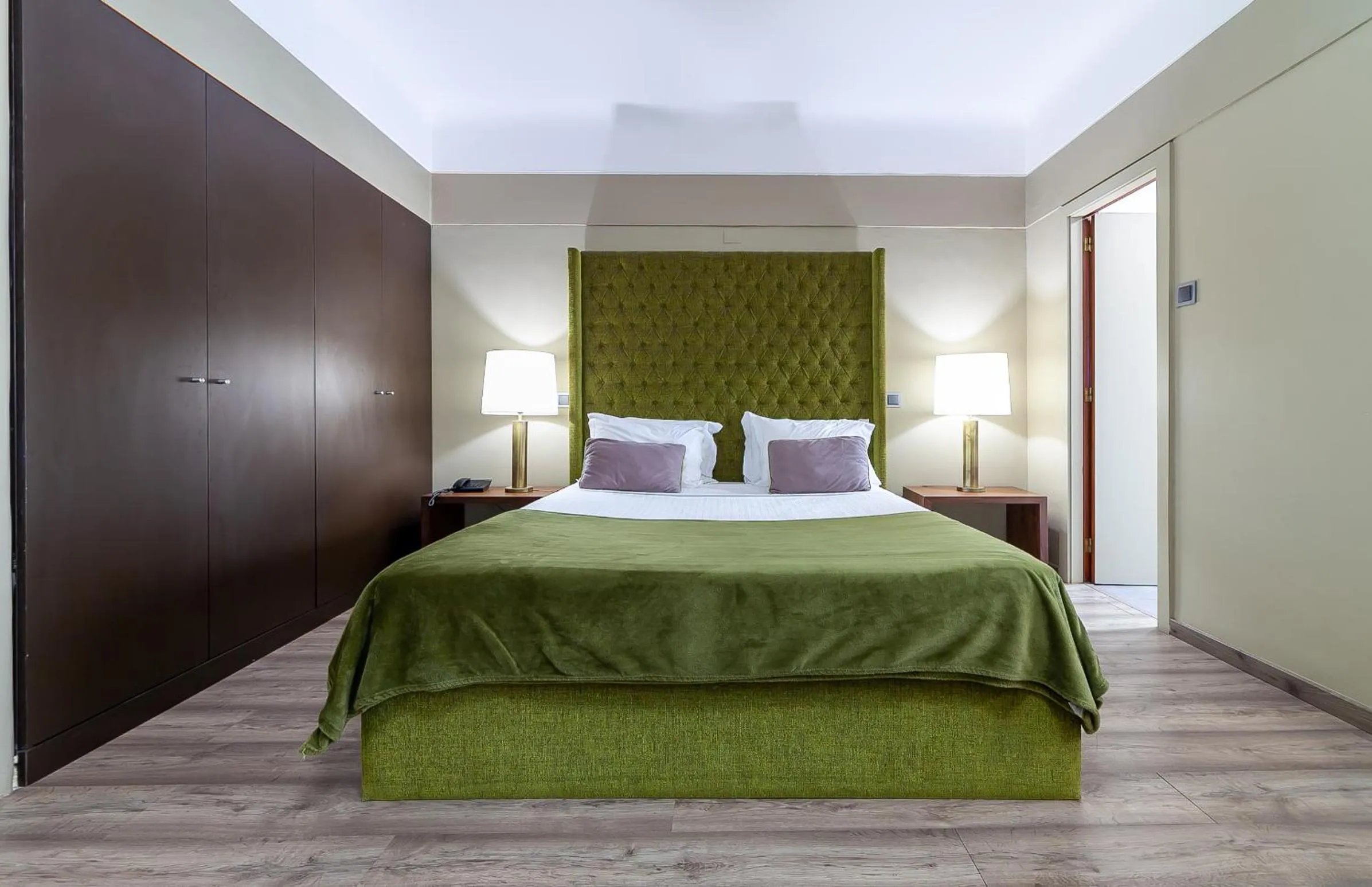 Bed in Hotel Porto Mar