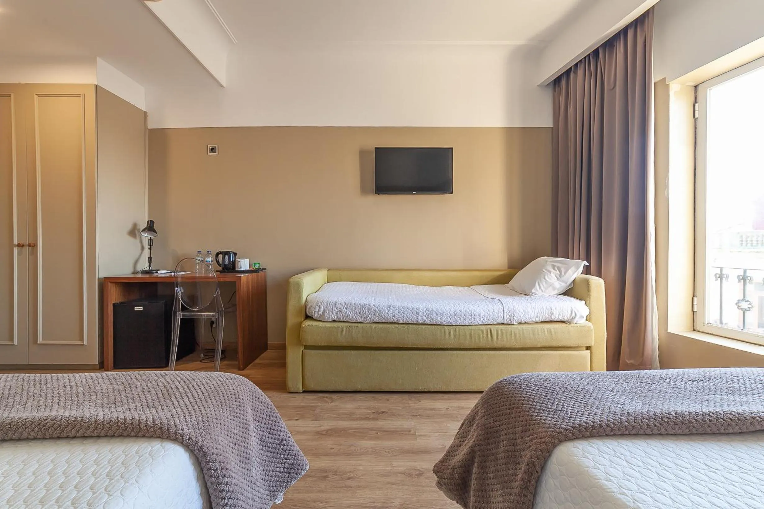 Bed in Hotel Porto Mar