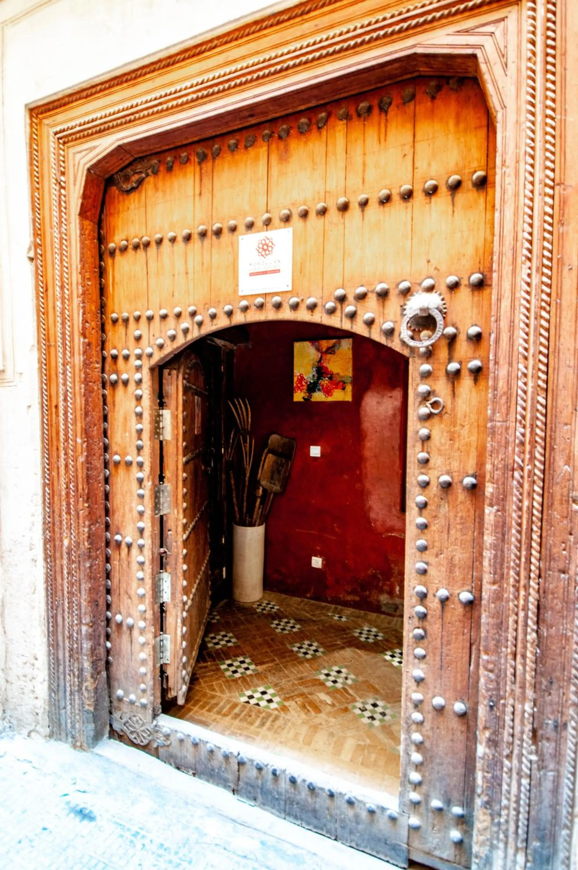 Facade/entrance in Riad Chorfa