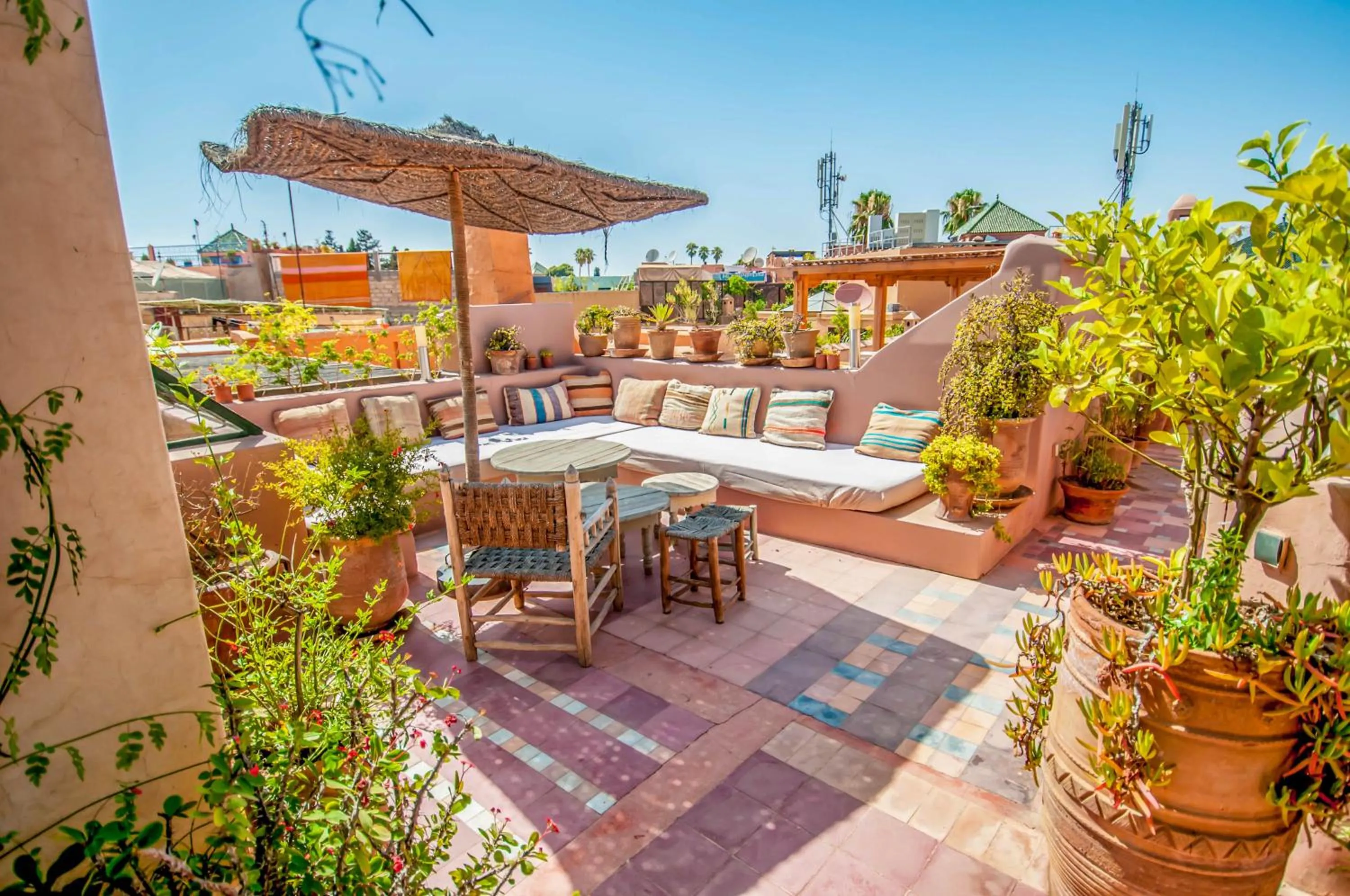 Balcony/Terrace in Riad Chorfa