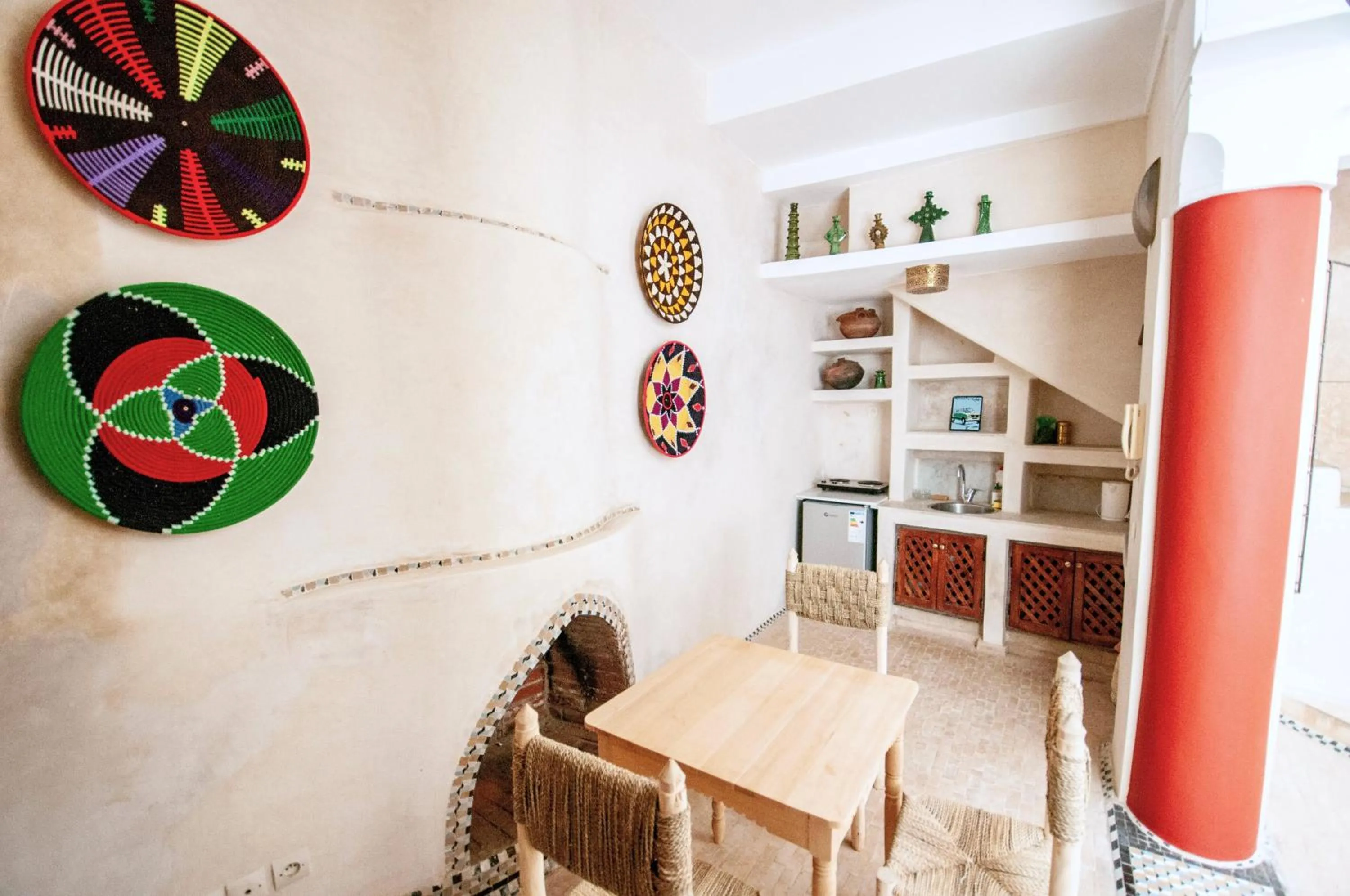 Kitchen or kitchenette in Riad Chorfa