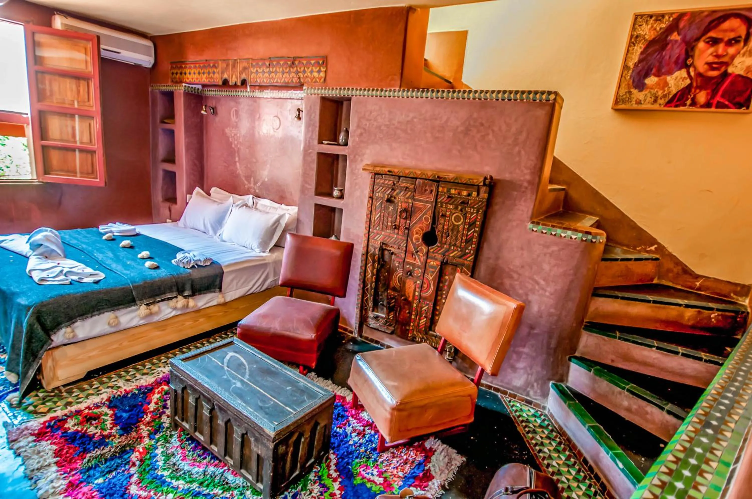 Bed in Riad Chorfa