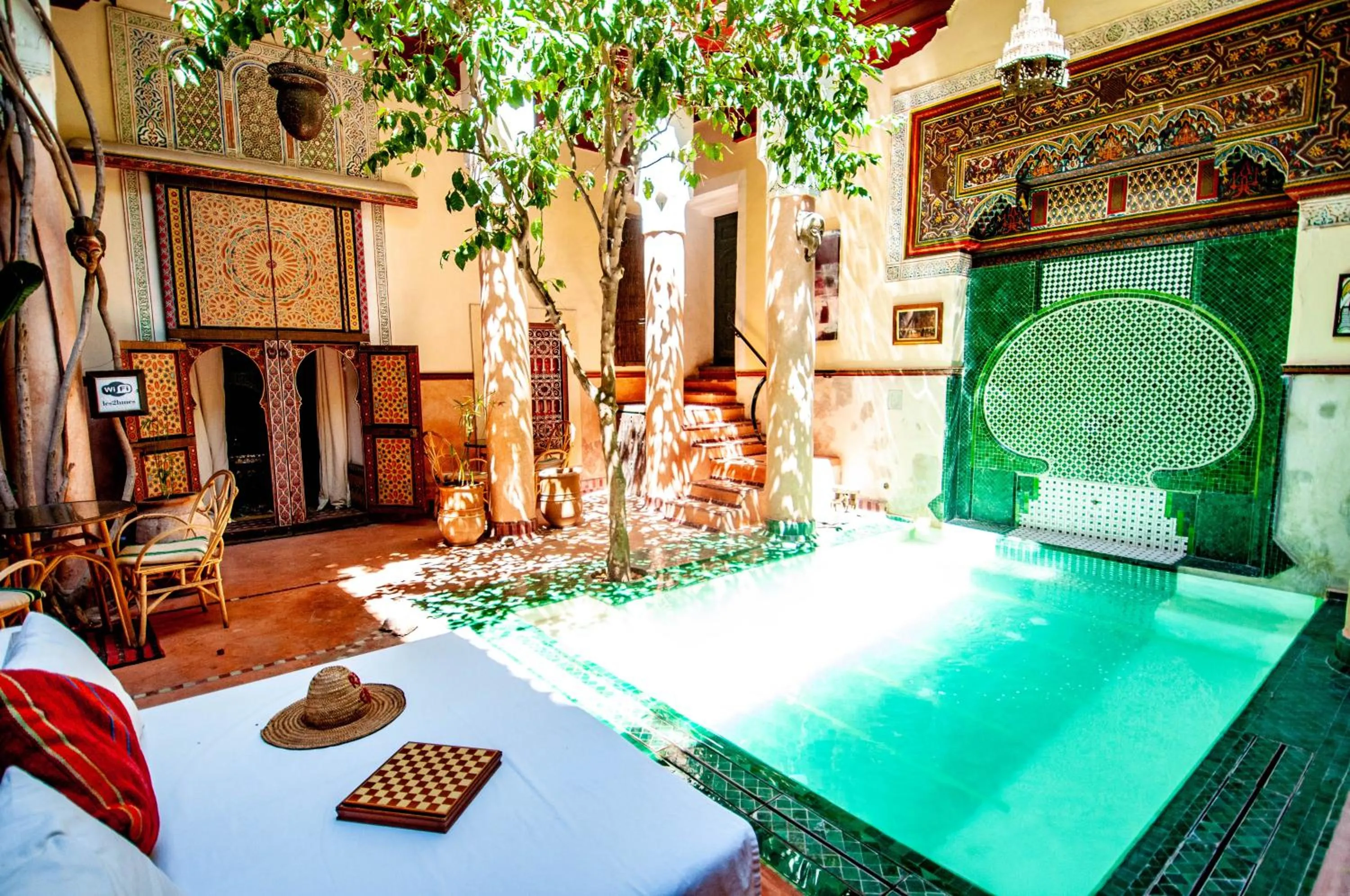 Swimming pool in Riad Chorfa