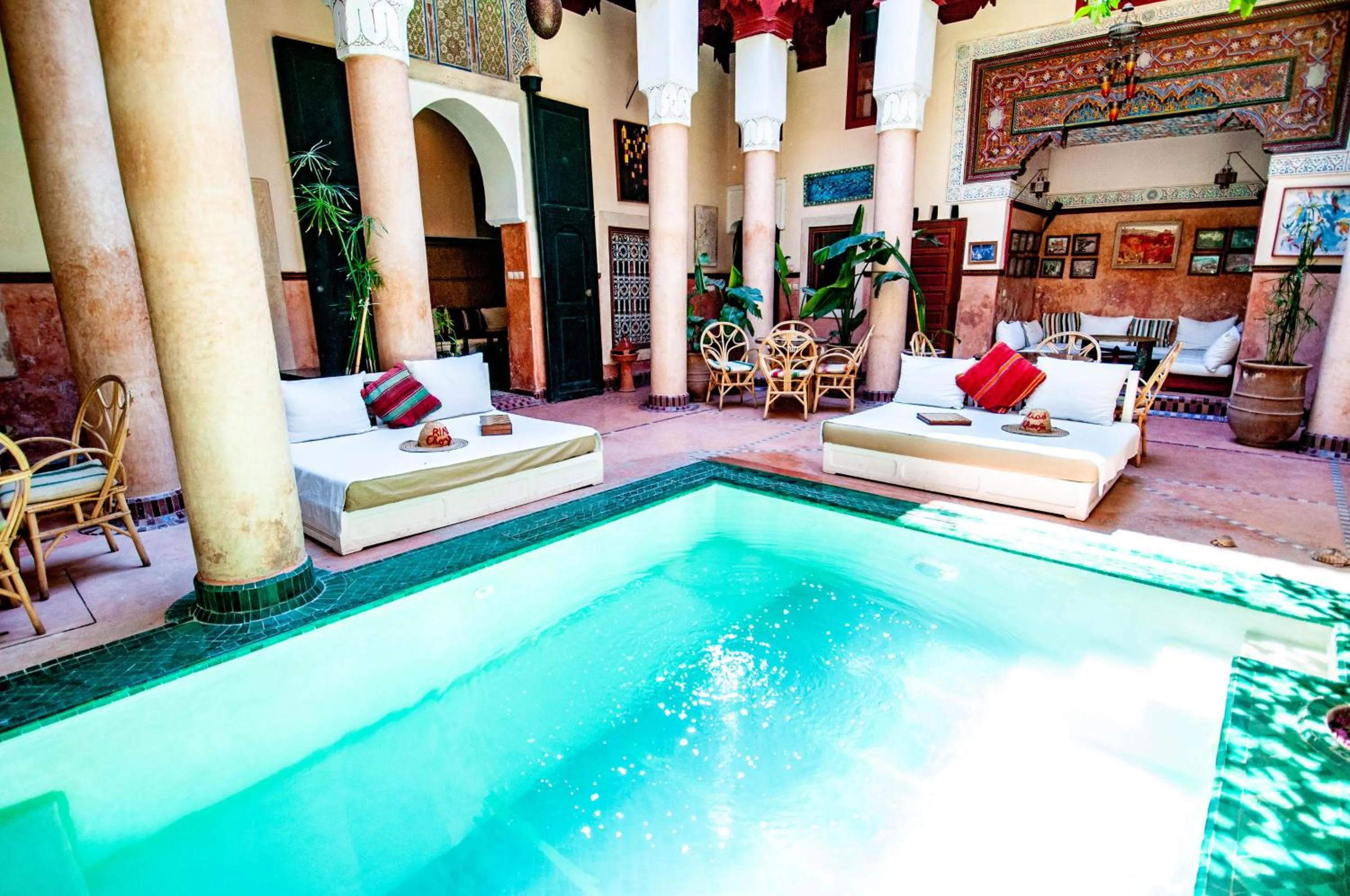 Swimming pool in Riad Chorfa