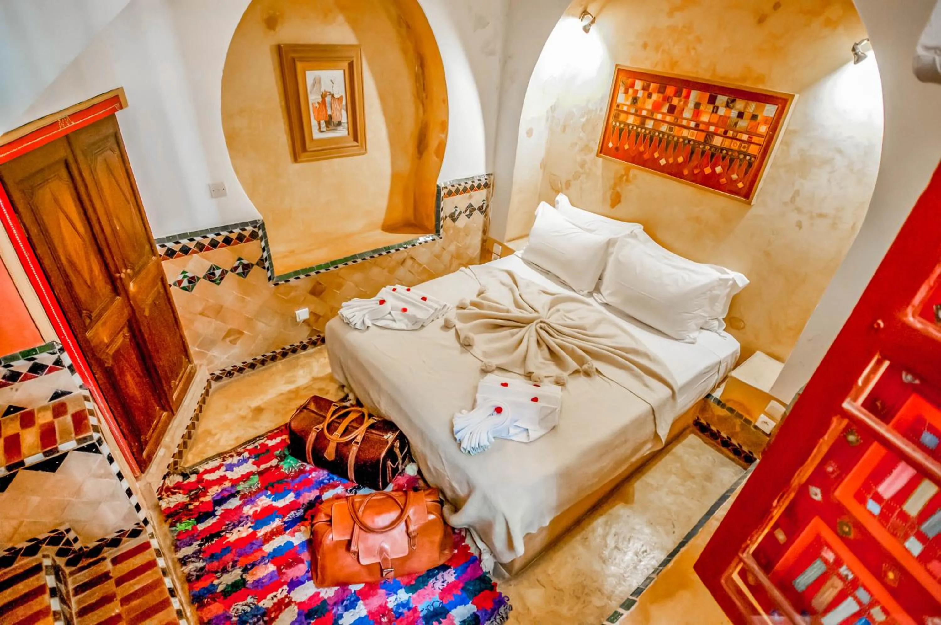 Bed in Riad Chorfa