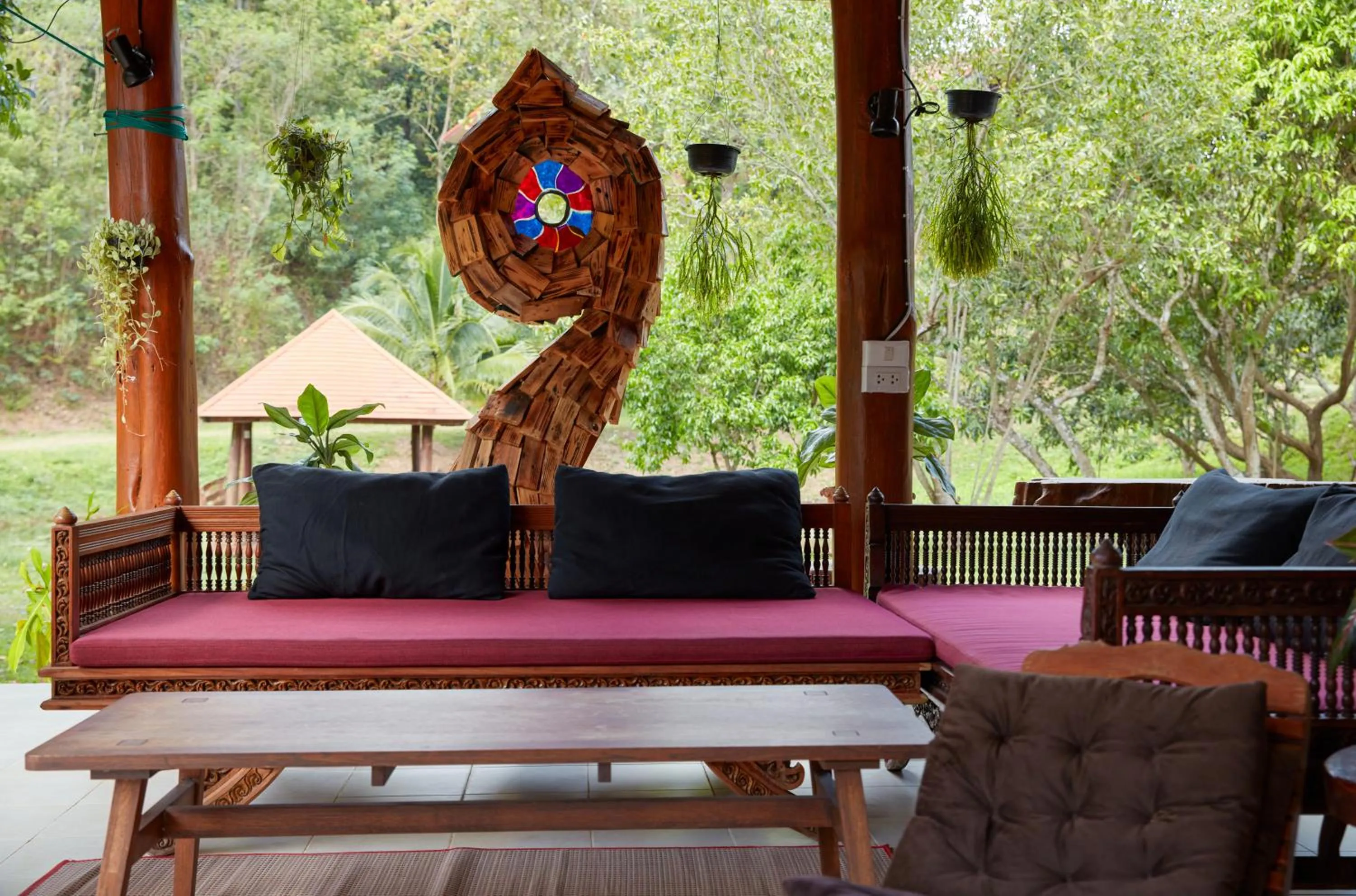 Seating area in NUYU Khaoyai