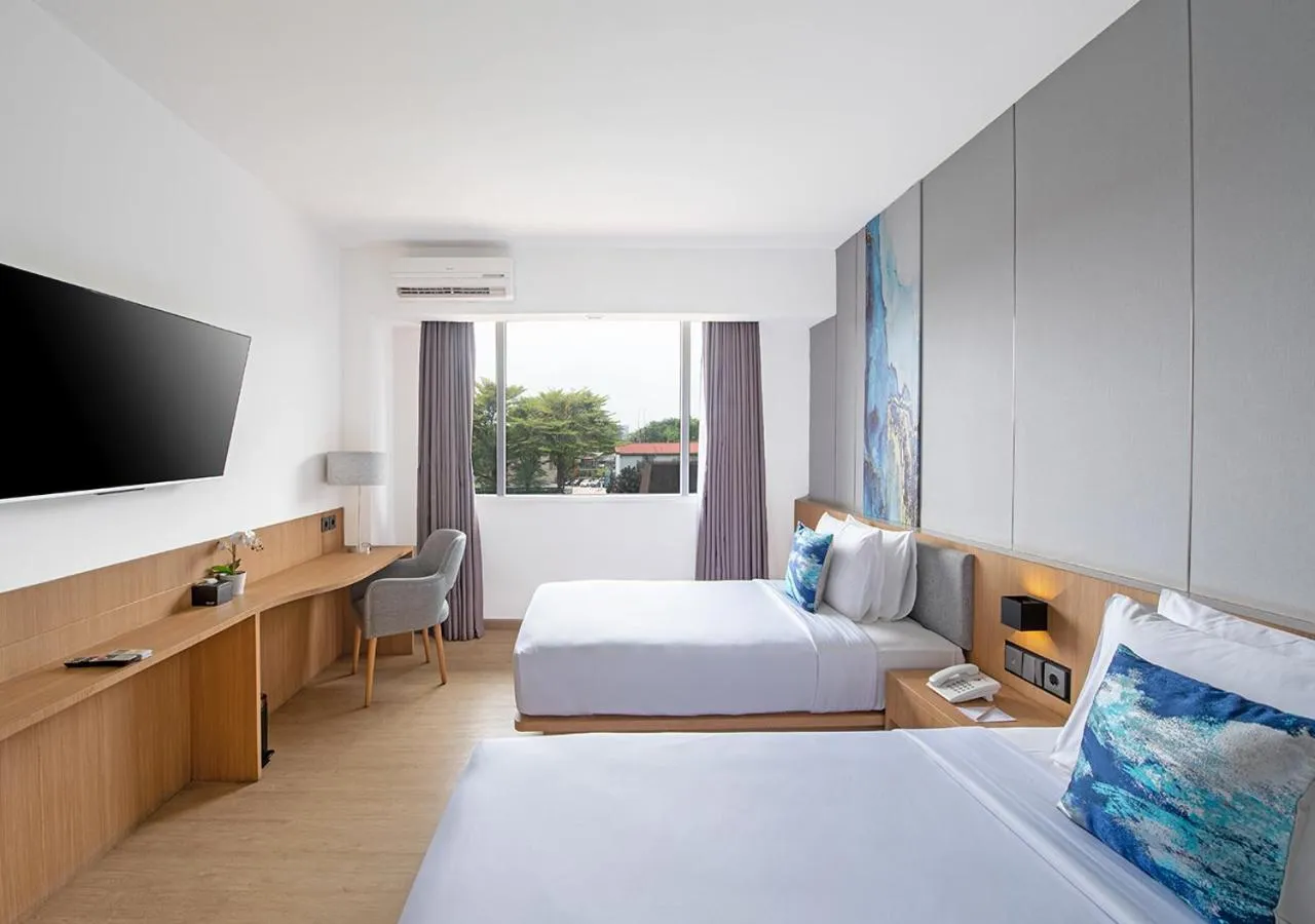 Bed in Oakwood Hotel & Apartments Taman Mini Jakarta