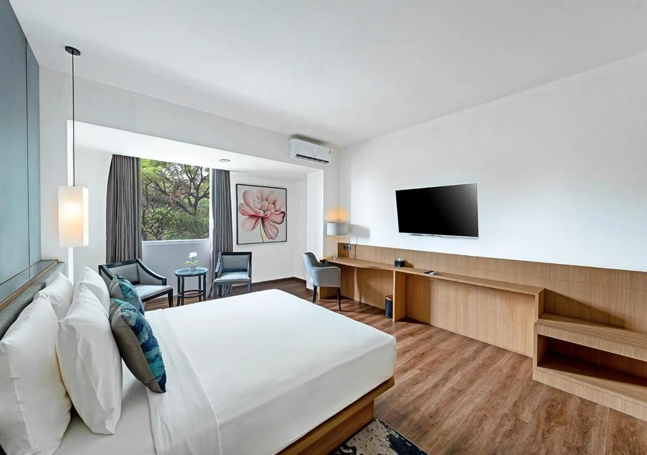Photo of the whole room, Bed in Oakwood Hotel & Apartments Taman Mini Jakarta