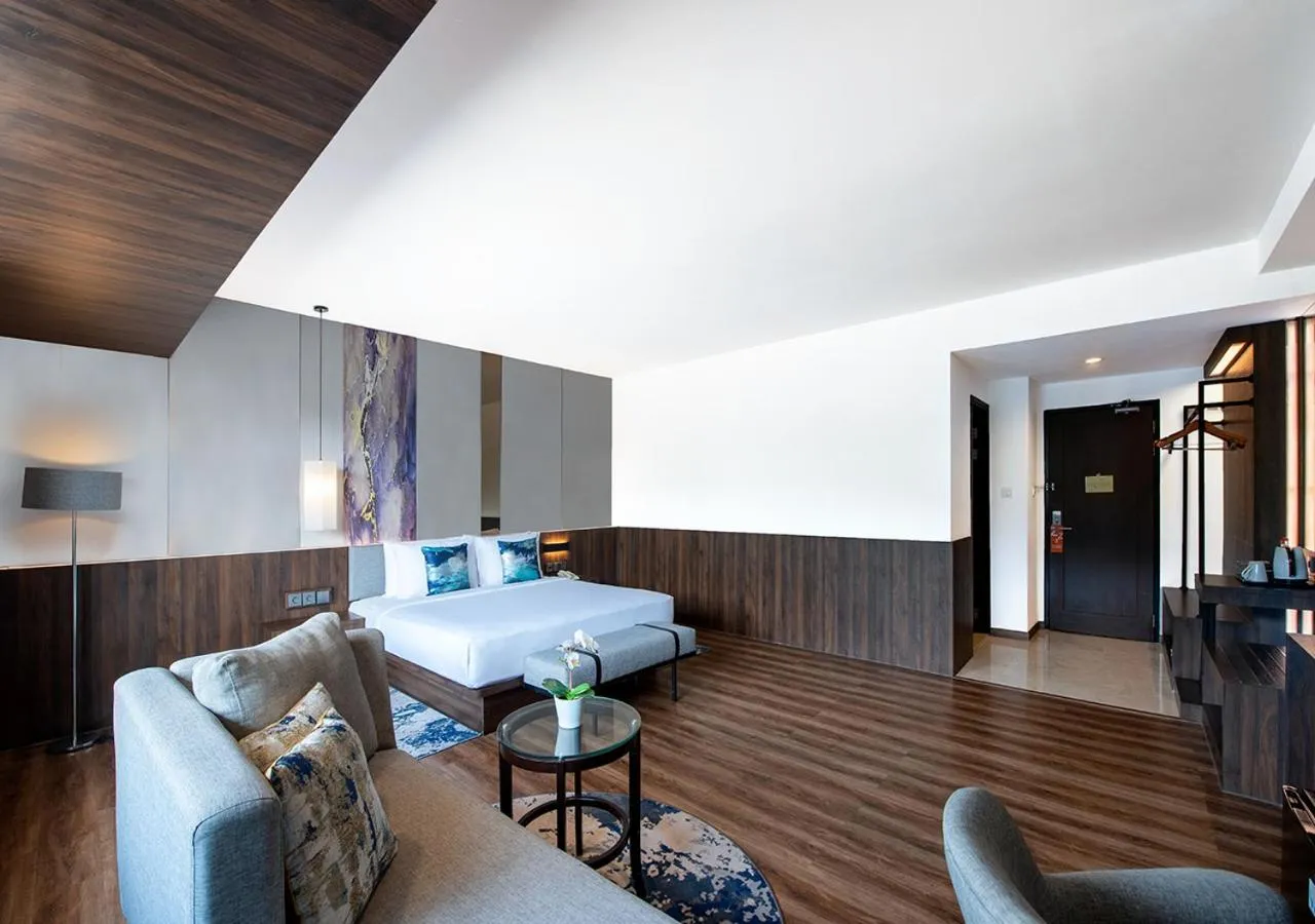 Photo of the whole room, Bed in Oakwood Hotel & Apartments Taman Mini Jakarta