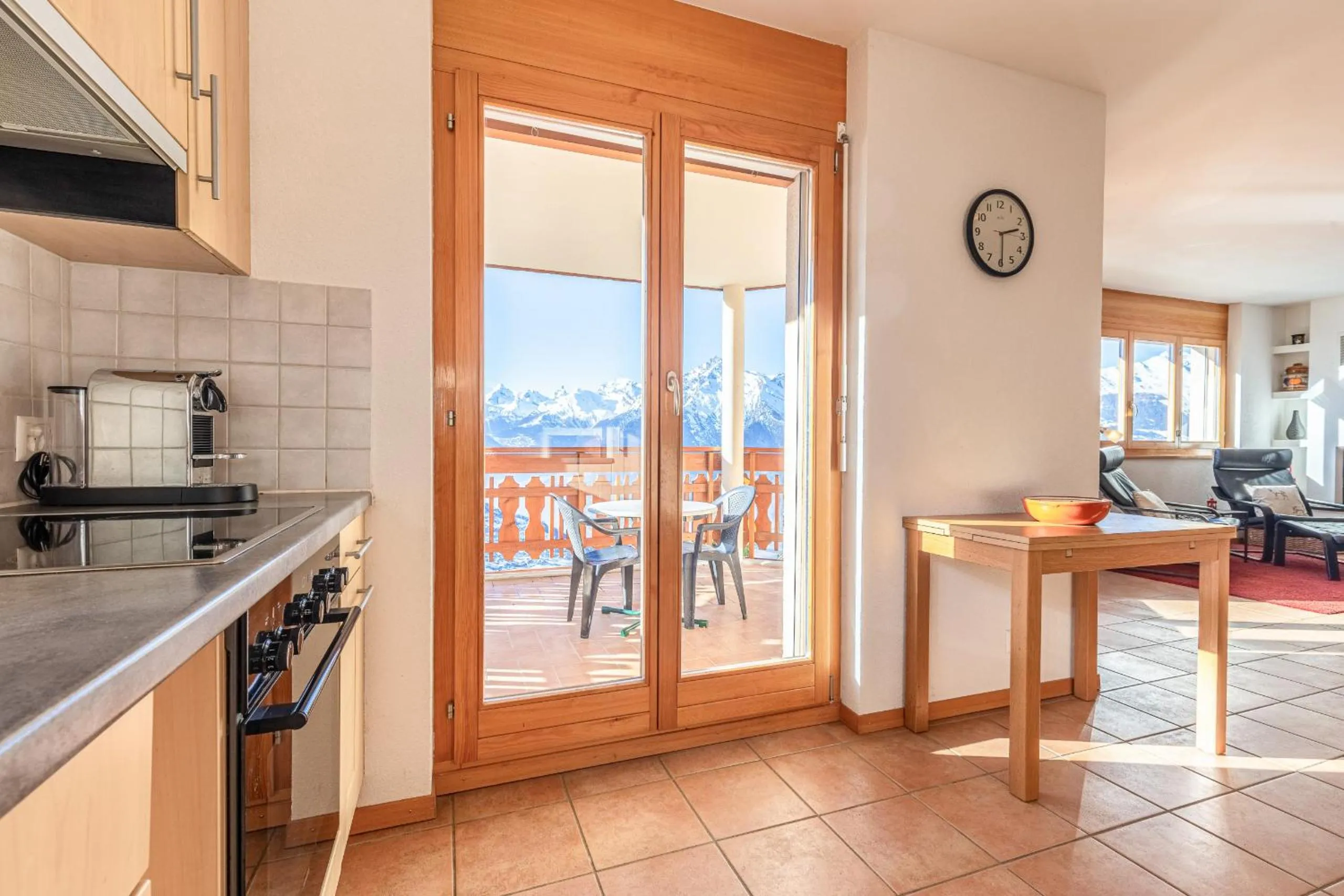 Kitchen or kitchenette in Myosotis QUIET & SUNNY apartments by Alpvision Résidences by Alpvision Résidences